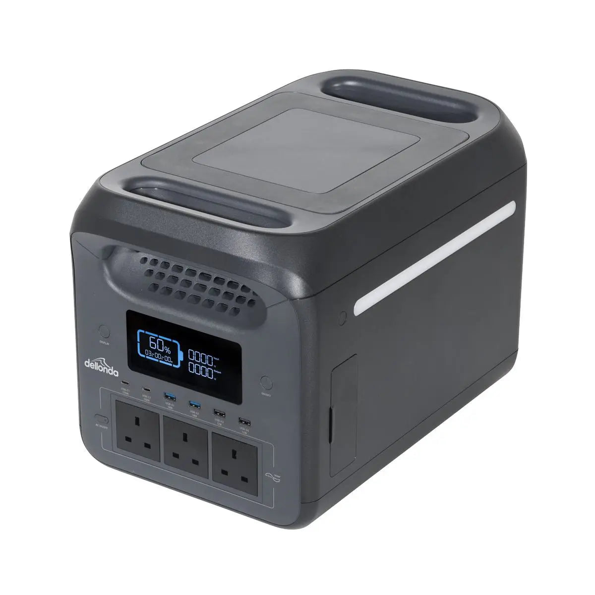 Dellonda Portable Power Station 1800W  White Rose Tools
