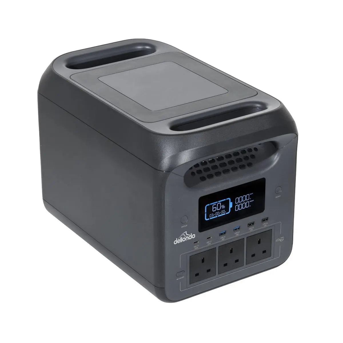 Dellonda Portable Power Station 1800W  White Rose Tools