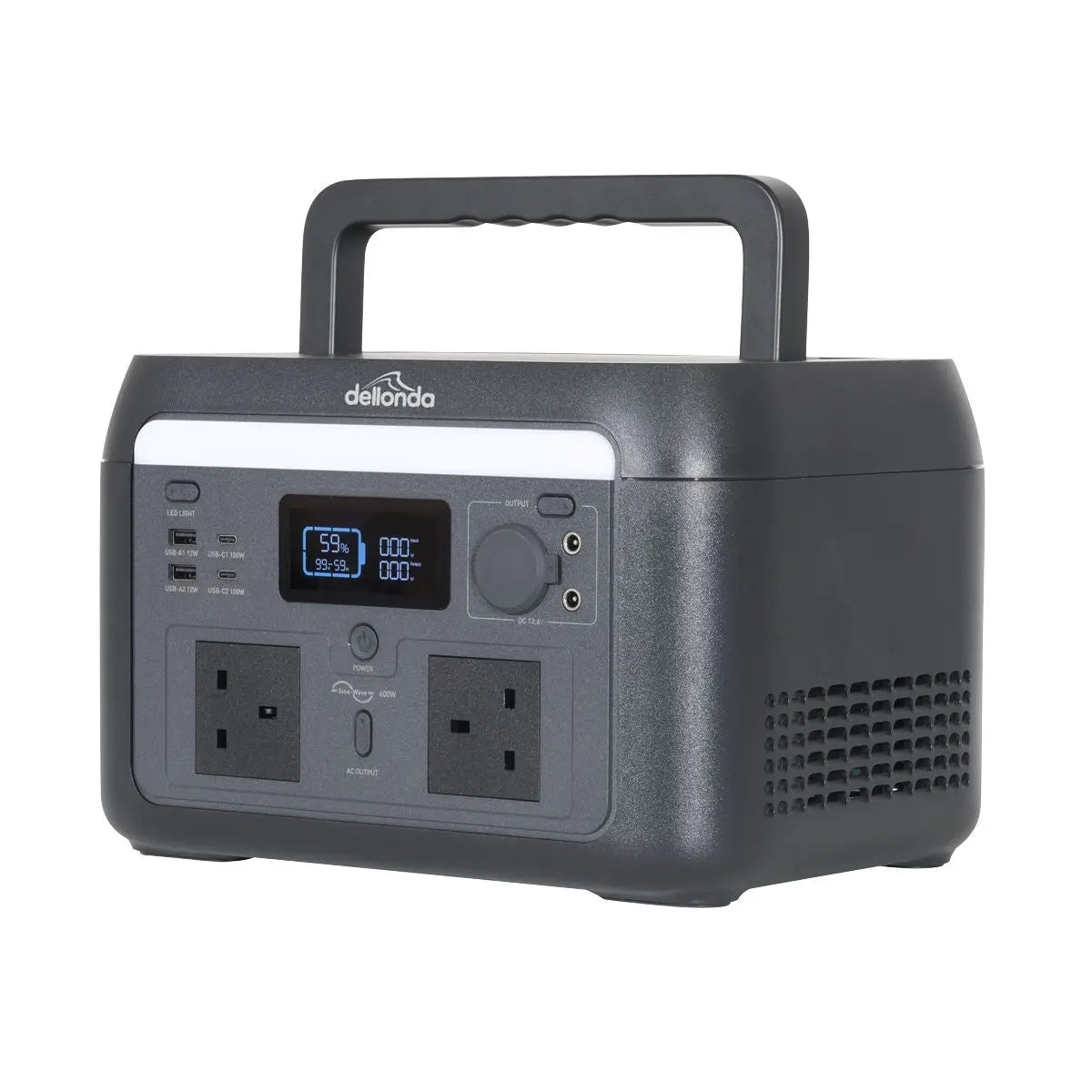 Dellonda Portable Power Station 600W  White Rose Tools
