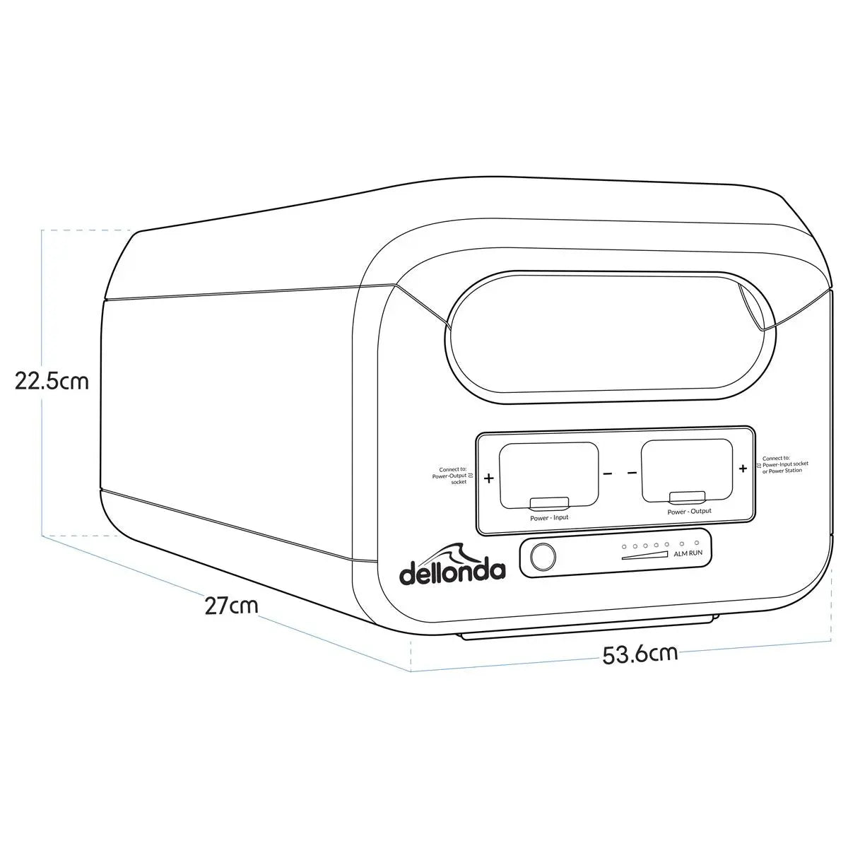 Dellonda Power Station Expansion Battery  White Rose Tools