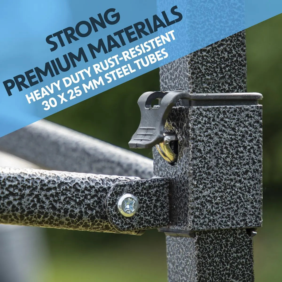 Dellonda Premium 3 x 4.5m Pop-Up Gazebo, Heavy Duty, PVC Coated, Water Resistant Fabric, Supplied with Carry Bag, Rope, Stakes & Weight Bags - Beige Canopy White Rose Tools