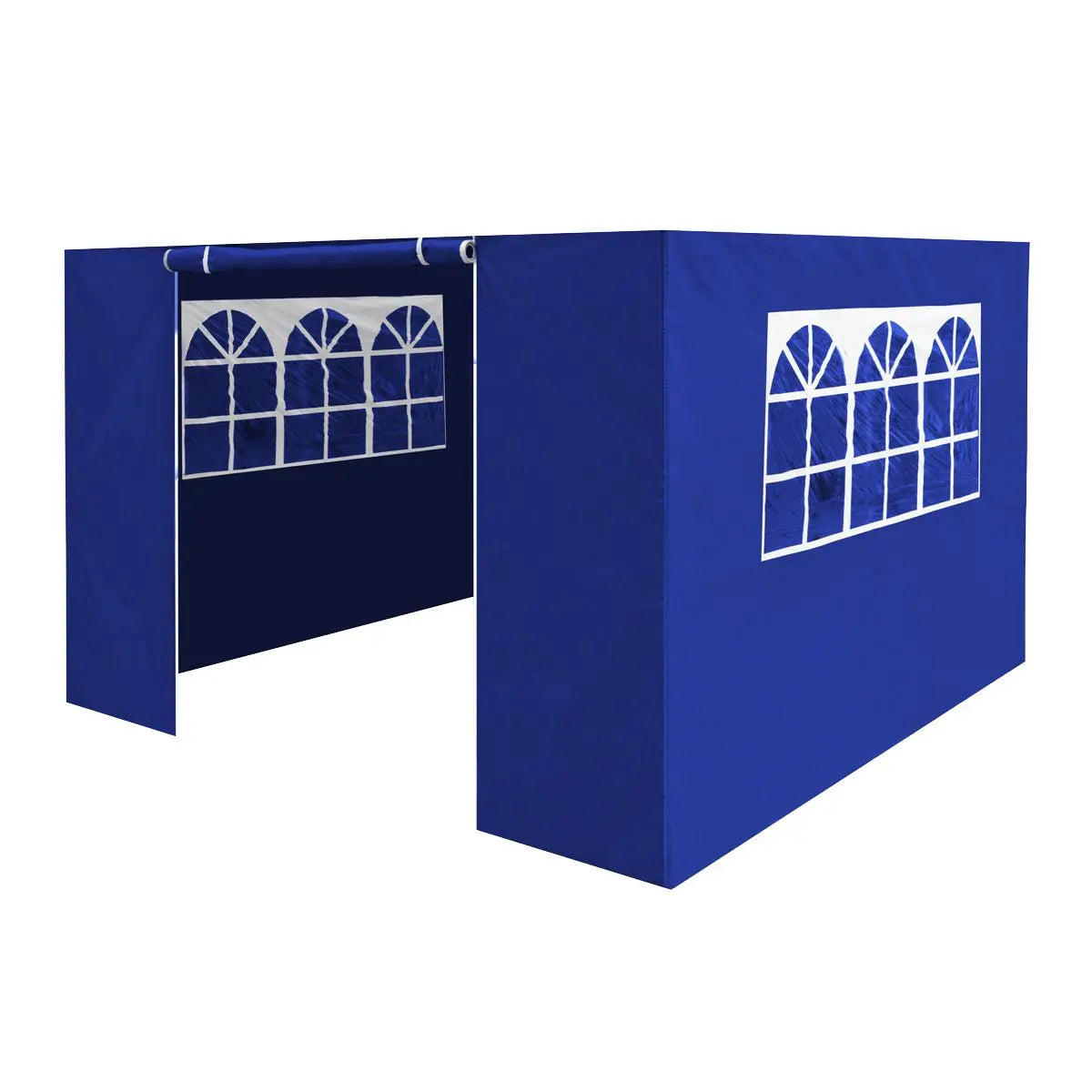 Dellonda Premium Gazebo/Marquee Side Walls/Doors/Windows, Fits 3 x 3m Models - Blue White Rose Tools