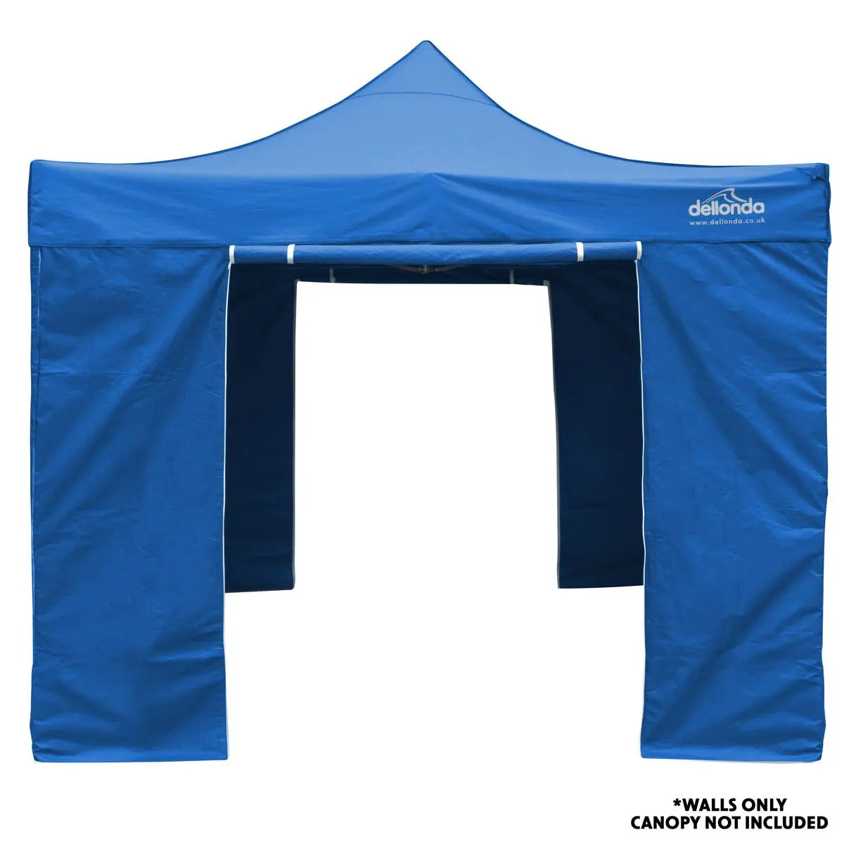 Dellonda Premium Gazebo/Marquee Side Walls/Doors/Windows, Fits 3 x 3m Models - Blue  White Rose Tools