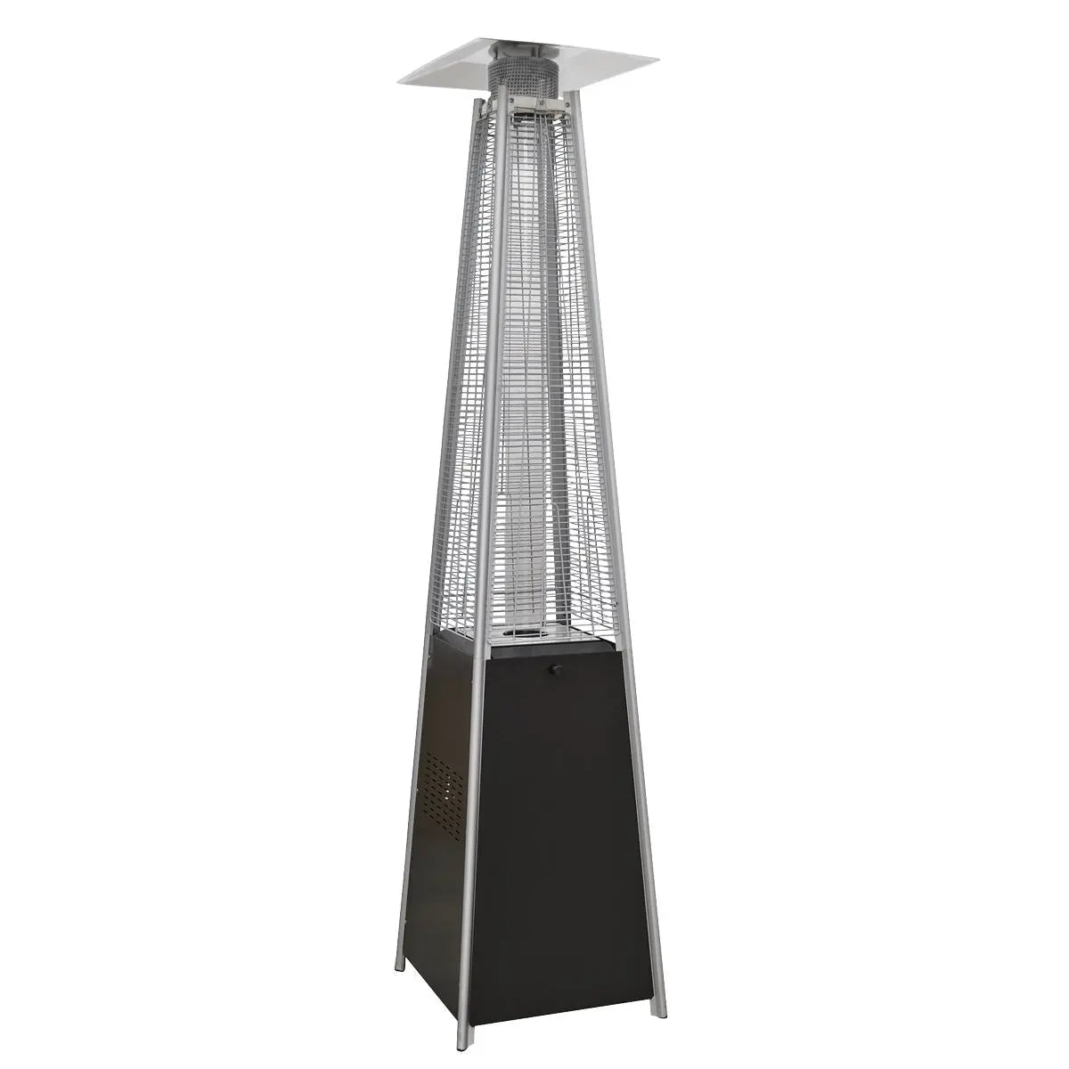 Dellonda Pyramid Gas Outdoor Garden Patio Heater 13kW Commercial & Home Use White Rose Tools