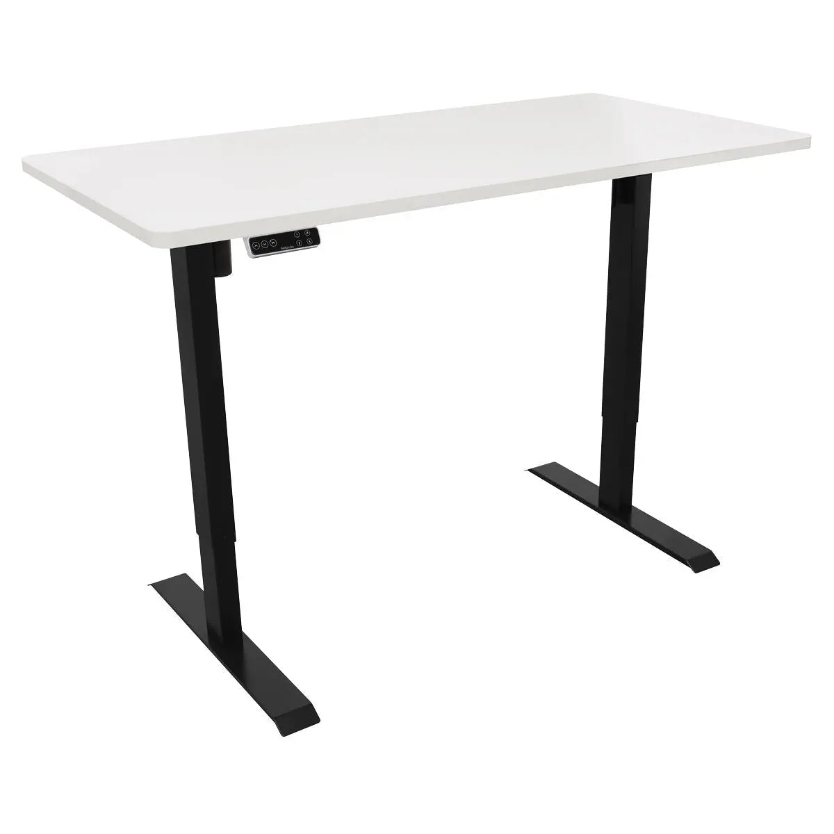 Dellonda White Electric Height Adjustable Standing Desk with Memory, Quiet, 1400x700mm White Rose Tools