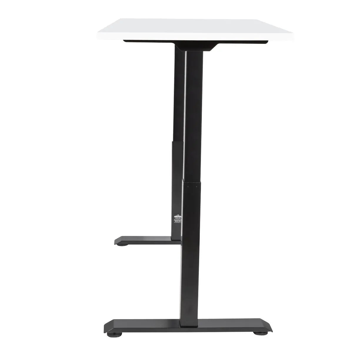 Dellonda White Electric Height Adjustable Standing Desk, 1400 x 700mm Dual Motor 100kg White Rose Tools