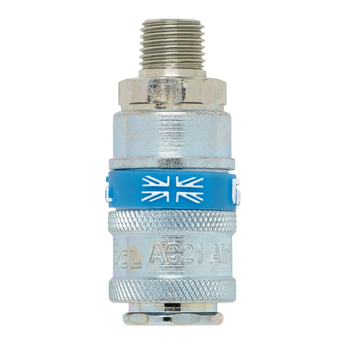 Draper 1/4" Male Thread PCL Tapered Airflow Coupling (Sold Loose) 37833 White Rose Tools