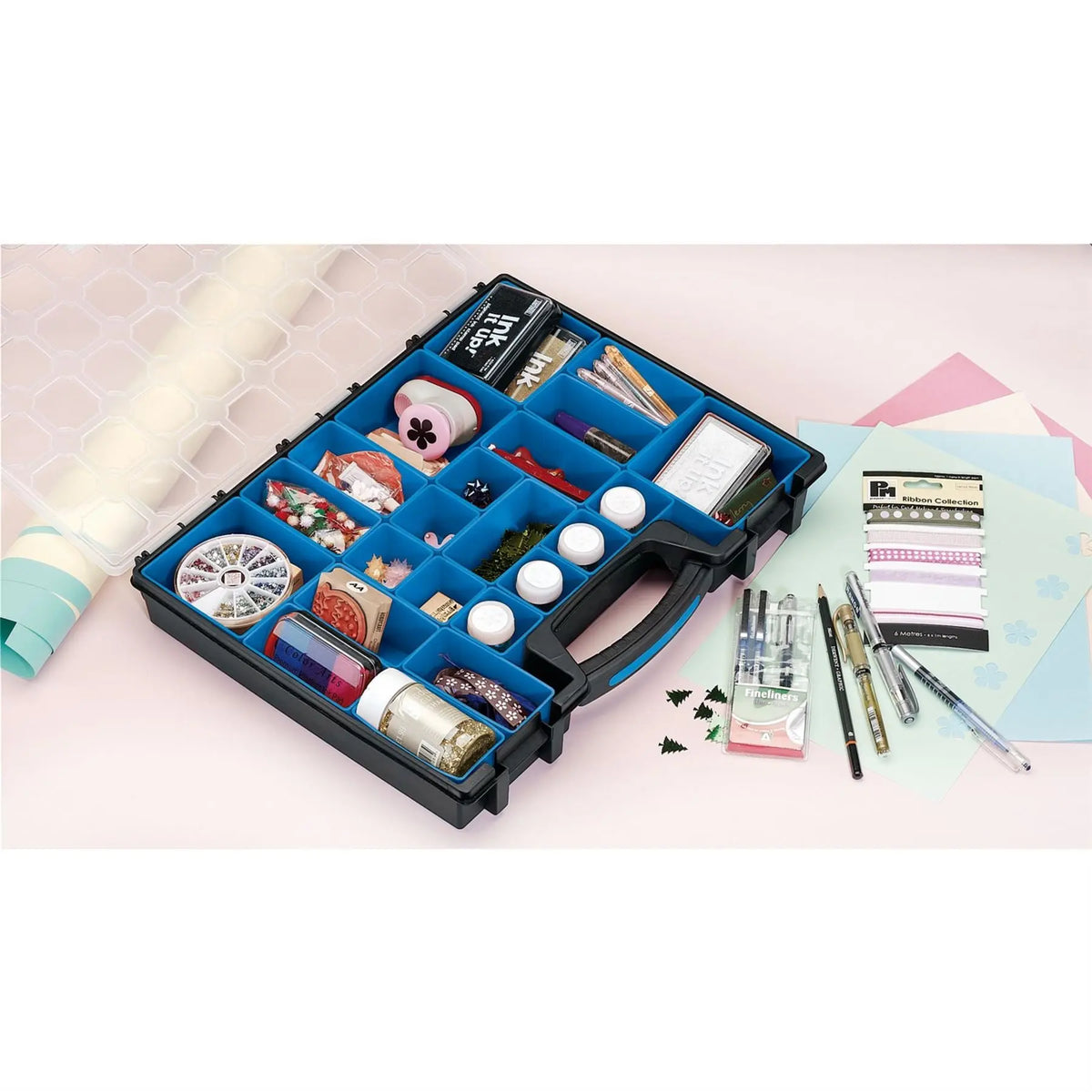 Draper 22 Compartment Organiser 25924 White Rose Tools
