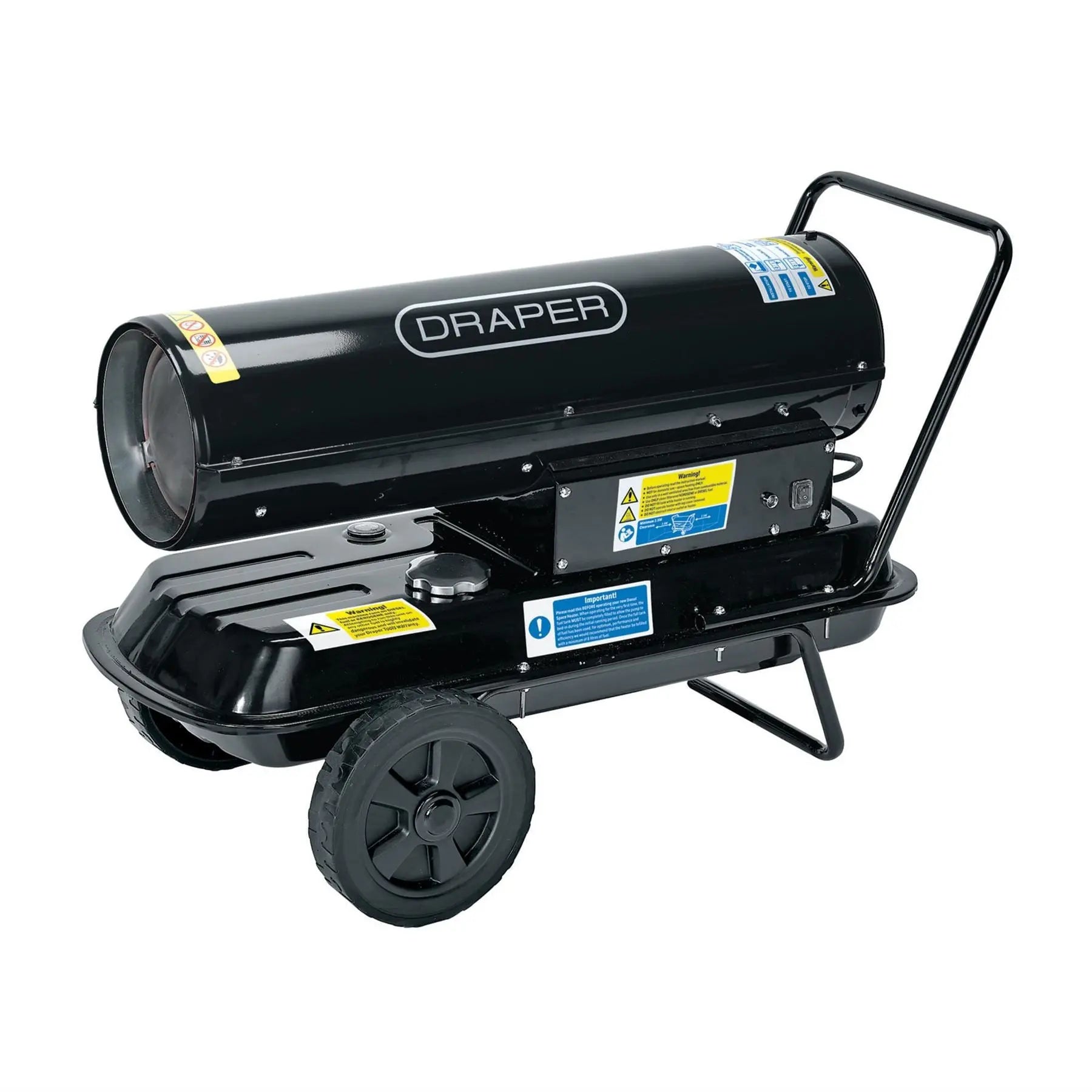 Draper 230V Diesel and Kerosene Space Heater 68250 BTU/20kW 04175 White Rose Tools