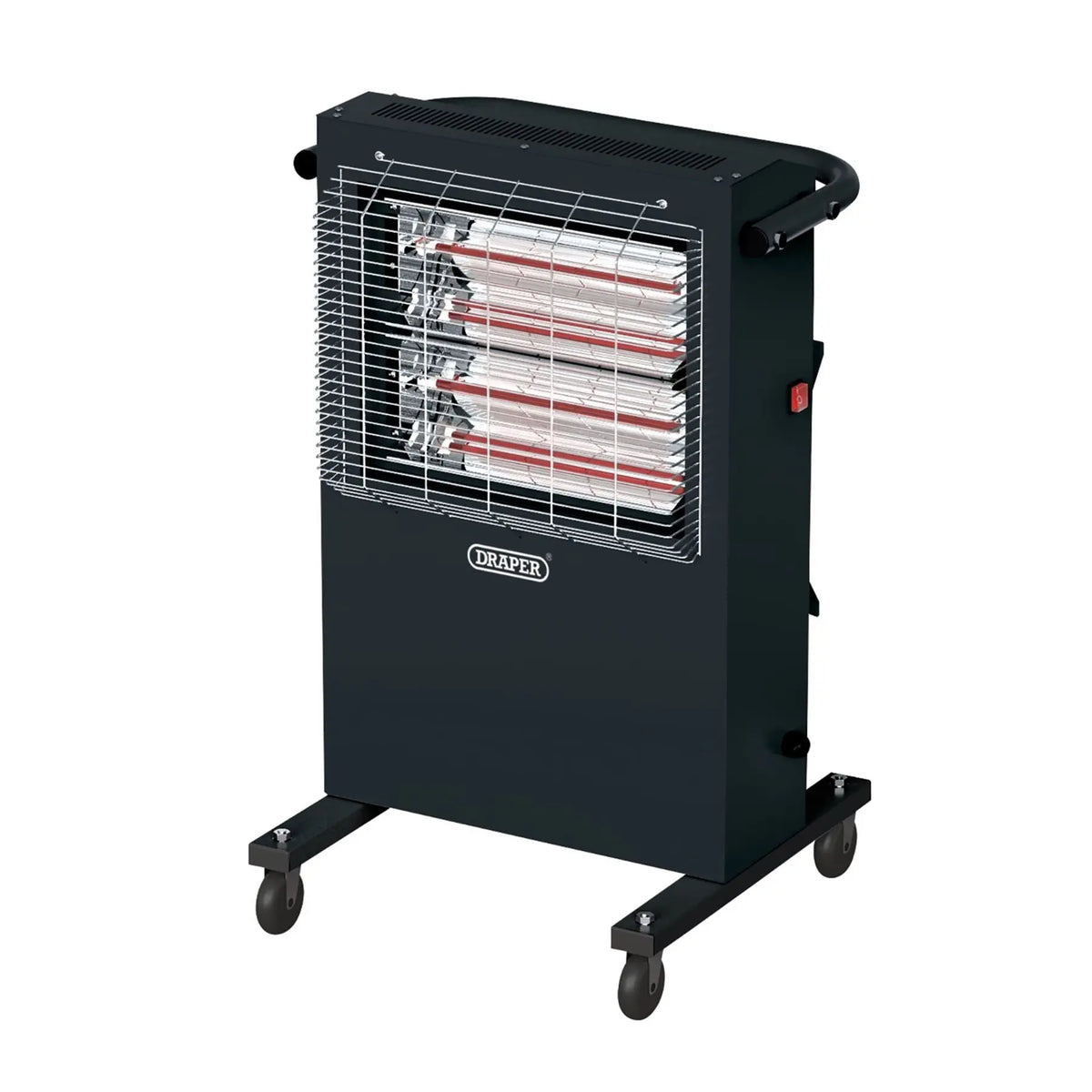 Draper 230V Infrared Cabinet Heater 2.8kW 9553 BTU 04745 White Rose Tools