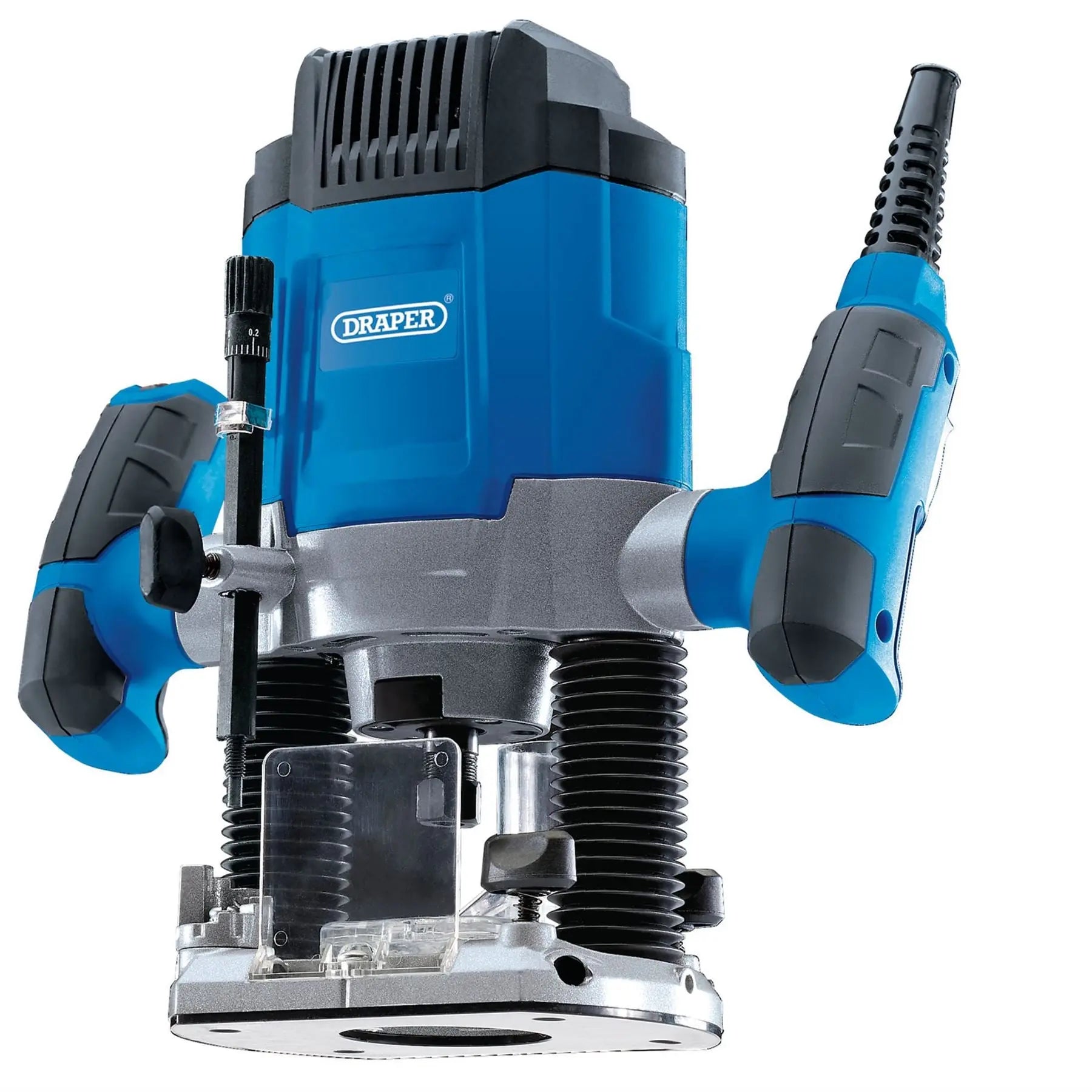 Draper 230V Variable Speed Router 1/4" 1200W 02519 White Rose Tools