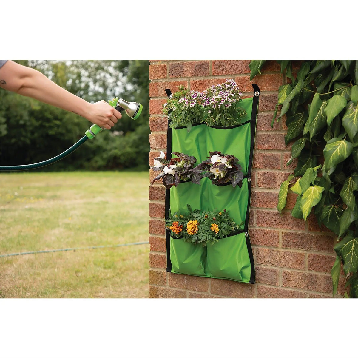 Draper 6-Section Fabric Hanging Grow Bag 10107 White Rose Tools