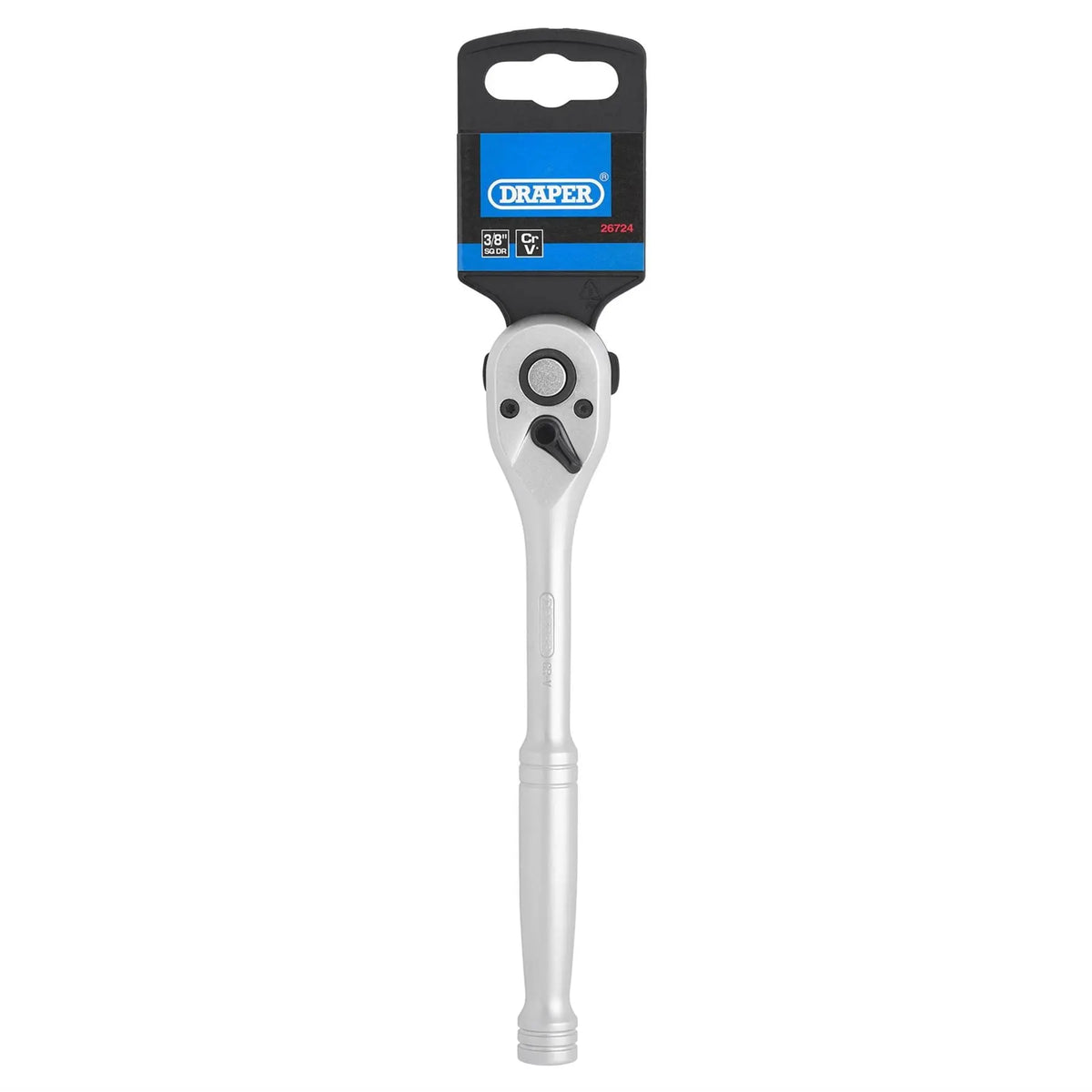 Draper 72 Tooth Reversible Ratchet 3/8" Sq. Dr. 26724 White Rose Tools