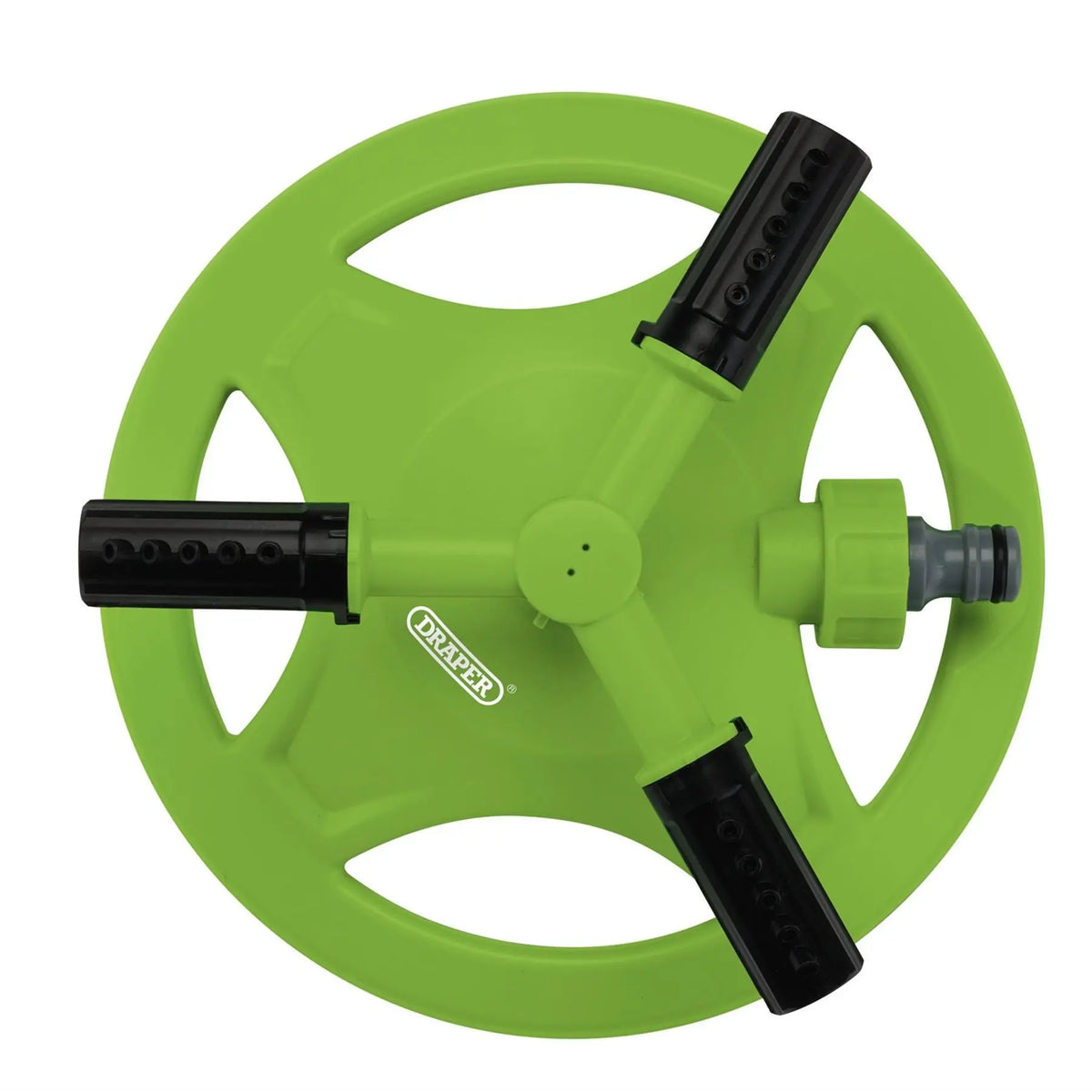 Draper Adjustable Revolving 3-Arm Sprinkler 09689 White Rose Tools