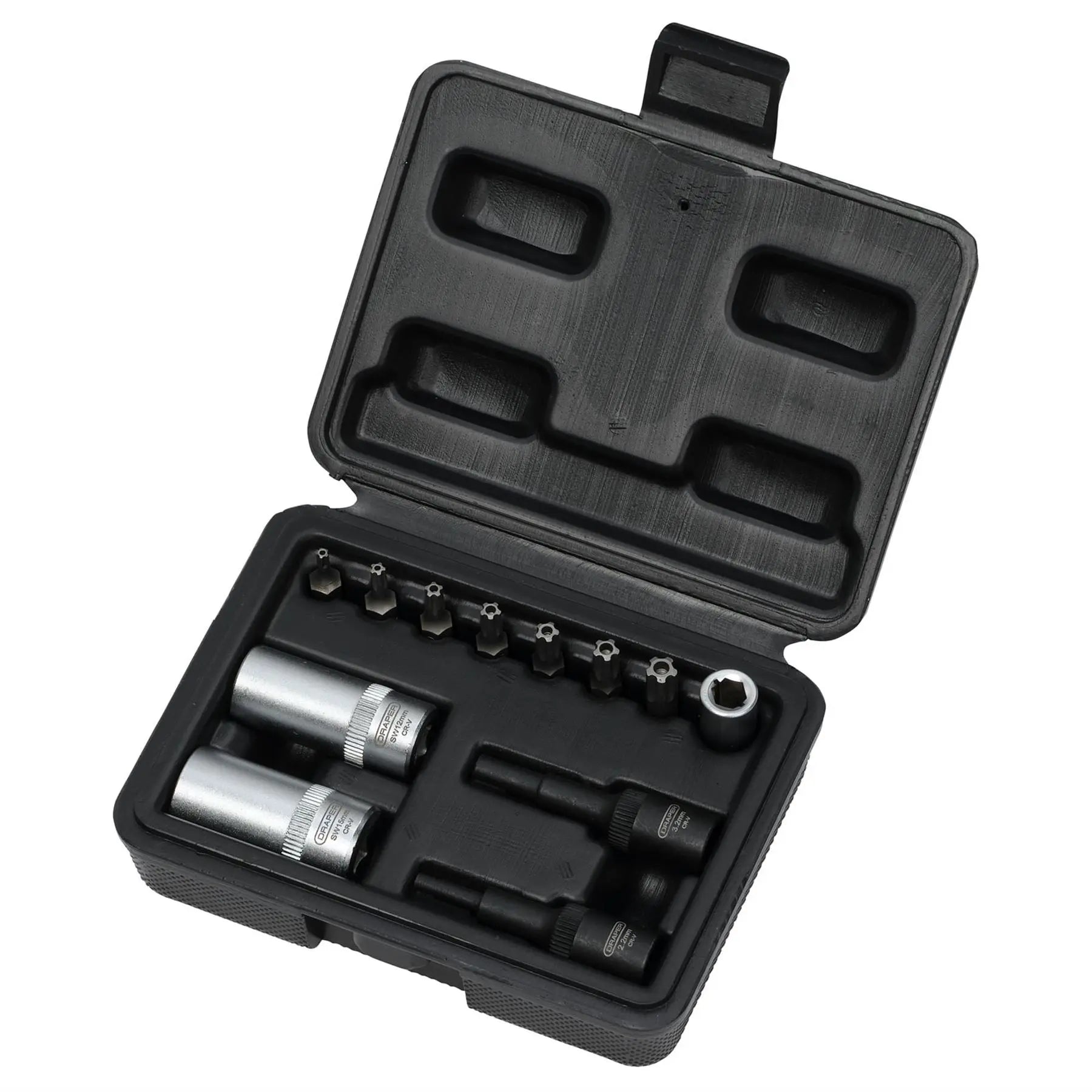 Draper Air Conditioning and ECU Tool Kit 1/4" Sq. Dr. (12 Piece) 02907 White Rose Tools