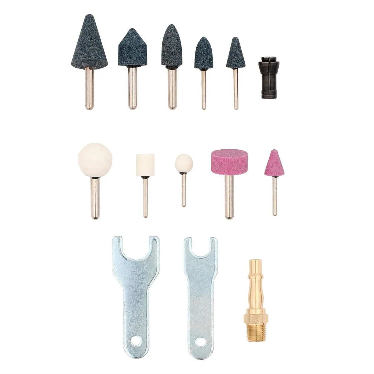 Draper Air Die Grinder Kit (15 Piece) 83736 White Rose Tools