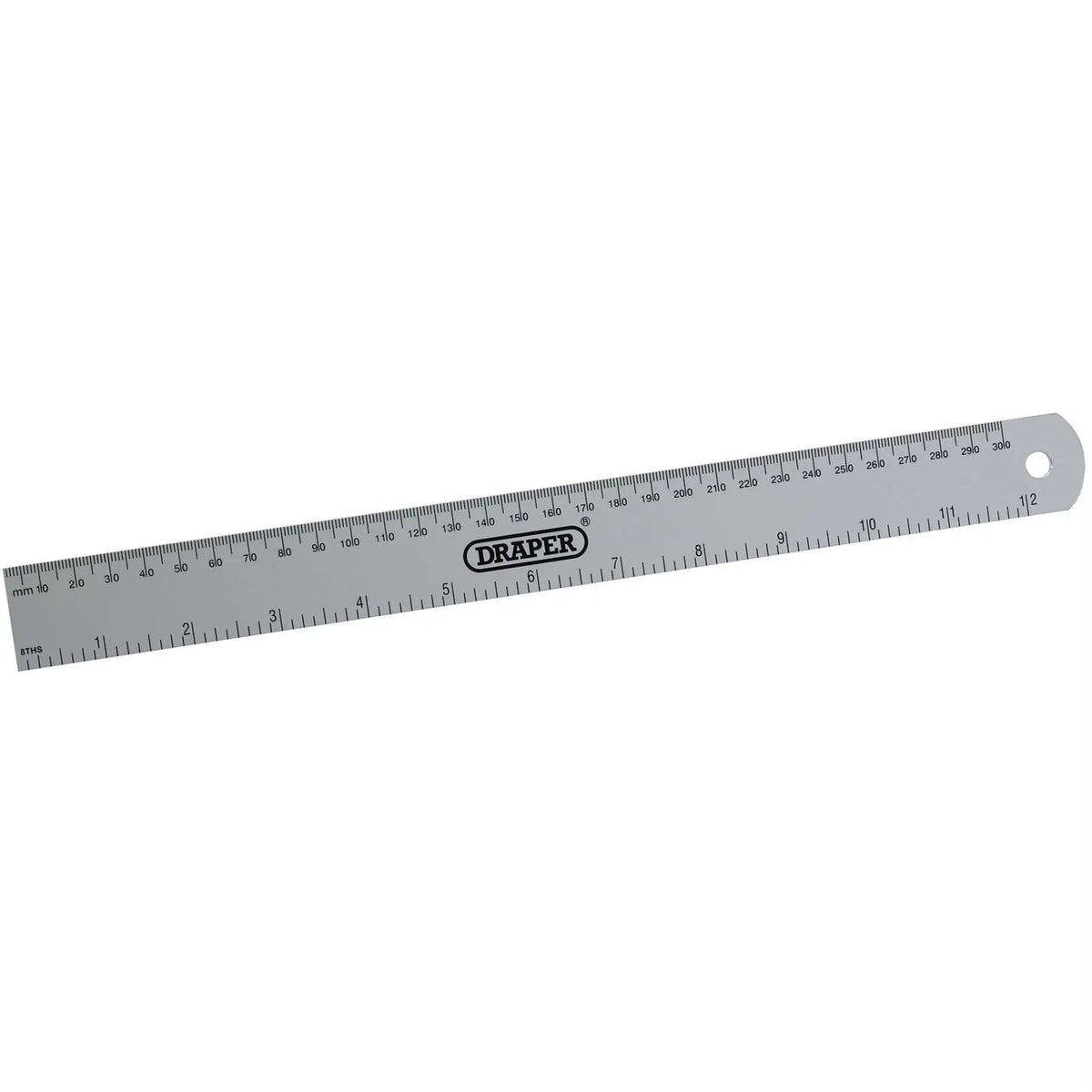 Draper Aluminium Rule 300mm/12" 52191 White Rose Tools
