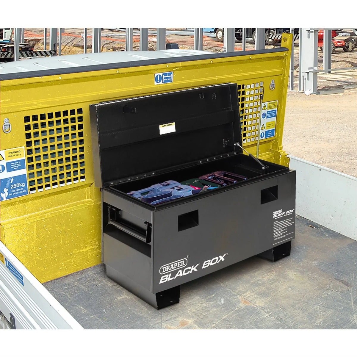 Draper Black Box® Contractors Secure Storage Box - 36"/915 x 470 x 590mm 05543 White Rose Tools