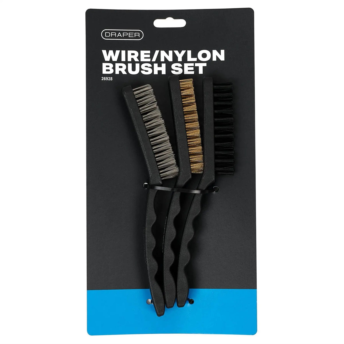 Draper Brush Set 230mm (3 Piece) 26928 White Rose Tools