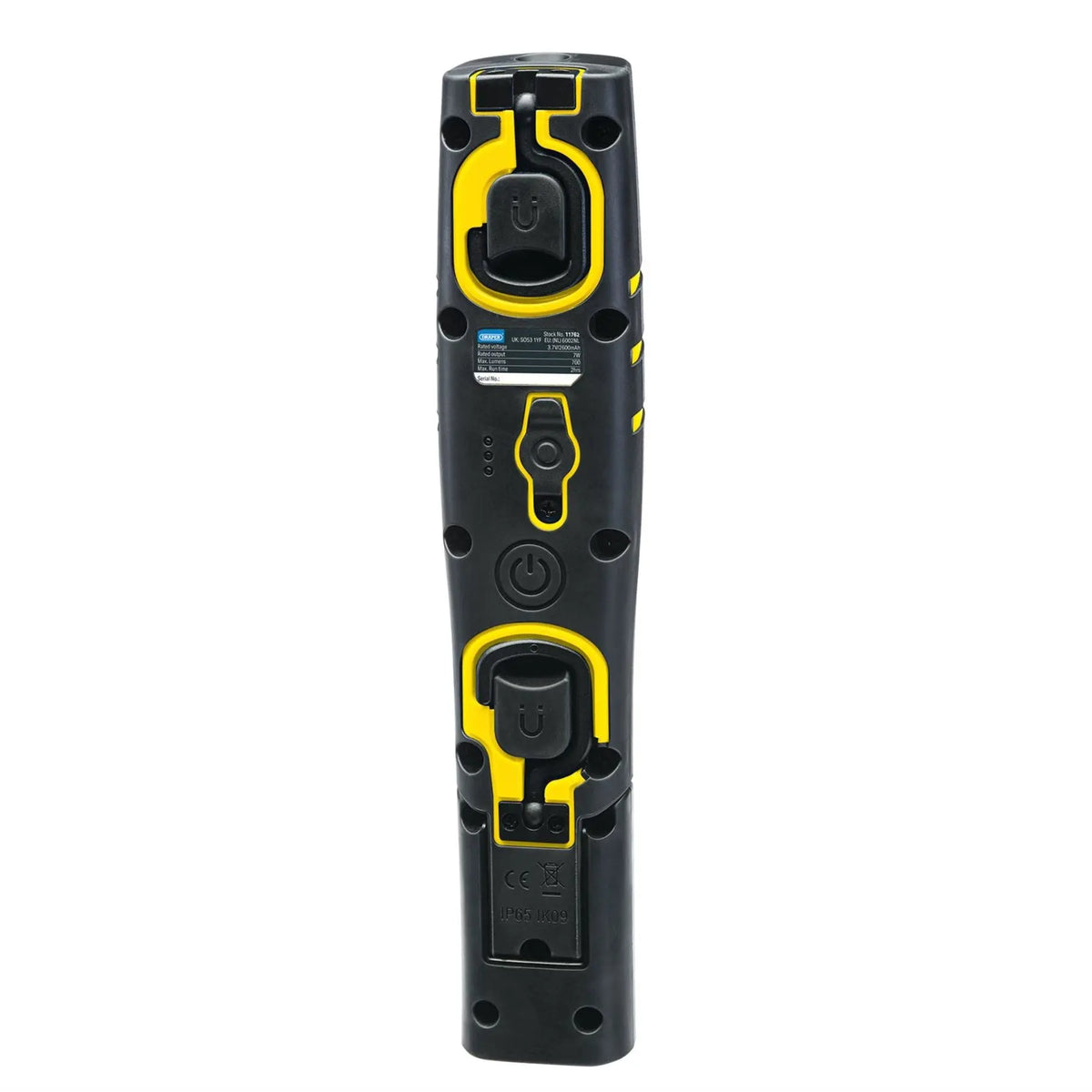 Draper COB/SMD LED Rechargeable Inspection Lamp 7W 700 Lumens Yellow 1 x USB Cable Supplied 11762 White Rose Tools