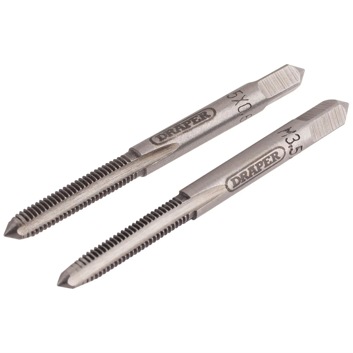 Draper Coarse Hand Taps Taper and Plug 3.5mm 83796 White Rose Tools