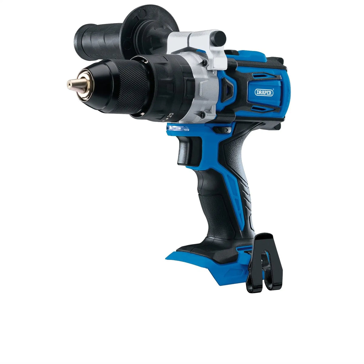 Draper D20 20V Brushless Combi Drill (Sold Bare) 55338 White Rose Tools