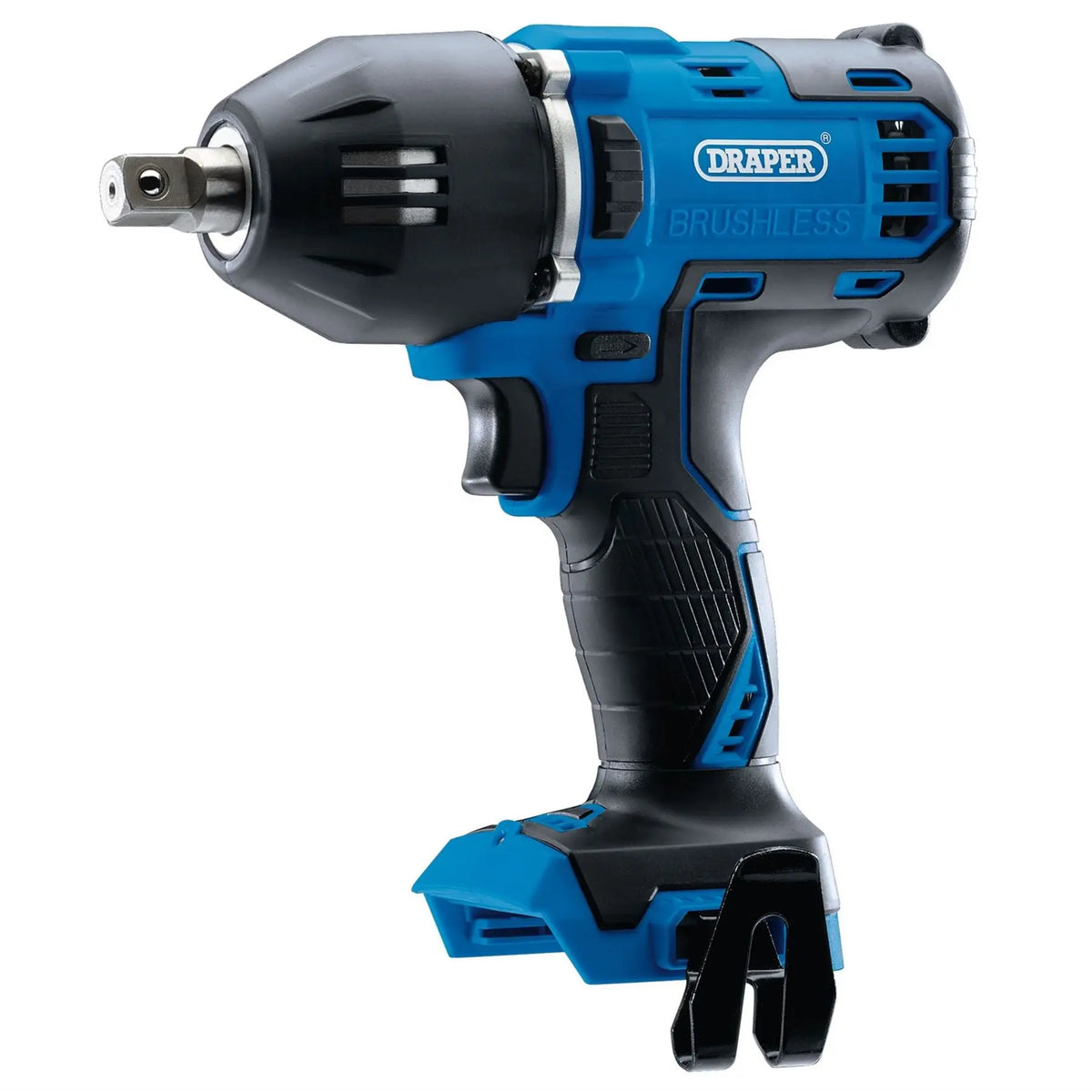 Draper D20 20V Brushless Mid-Torque Impact Wrench 1/2" Sq. Dr. 400Nm (Sold Bare) 99250 White Rose Tools