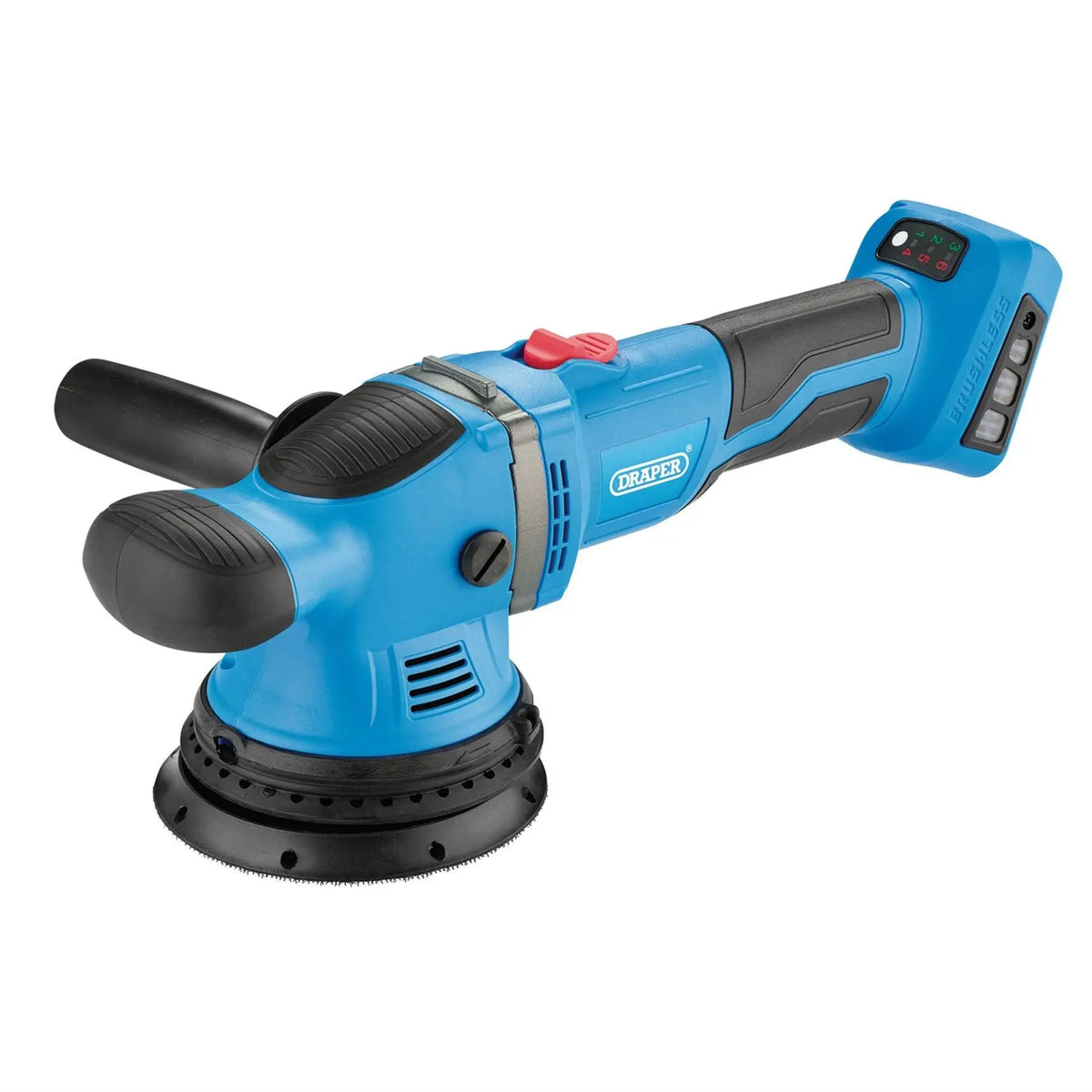 Draper D20 20V Brushless Random Orbit Polisher 125mm (Sold Bare) 58318 White Rose Tools