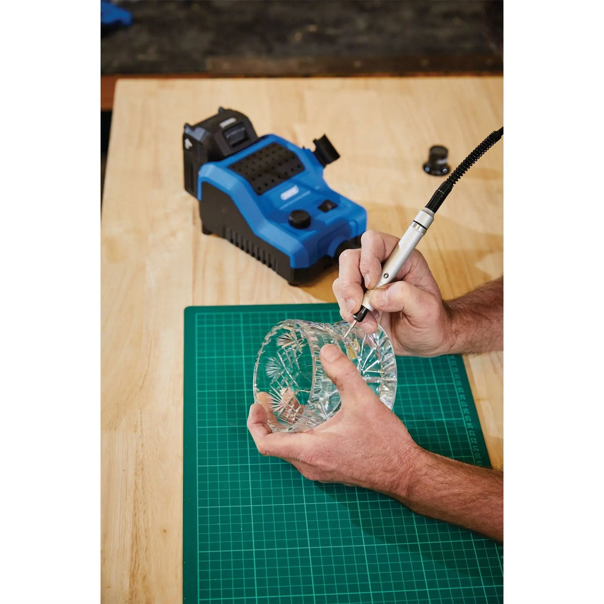 Draper D20 20V Engraver/Grinder (Sold Bare) 60508 White Rose Tools