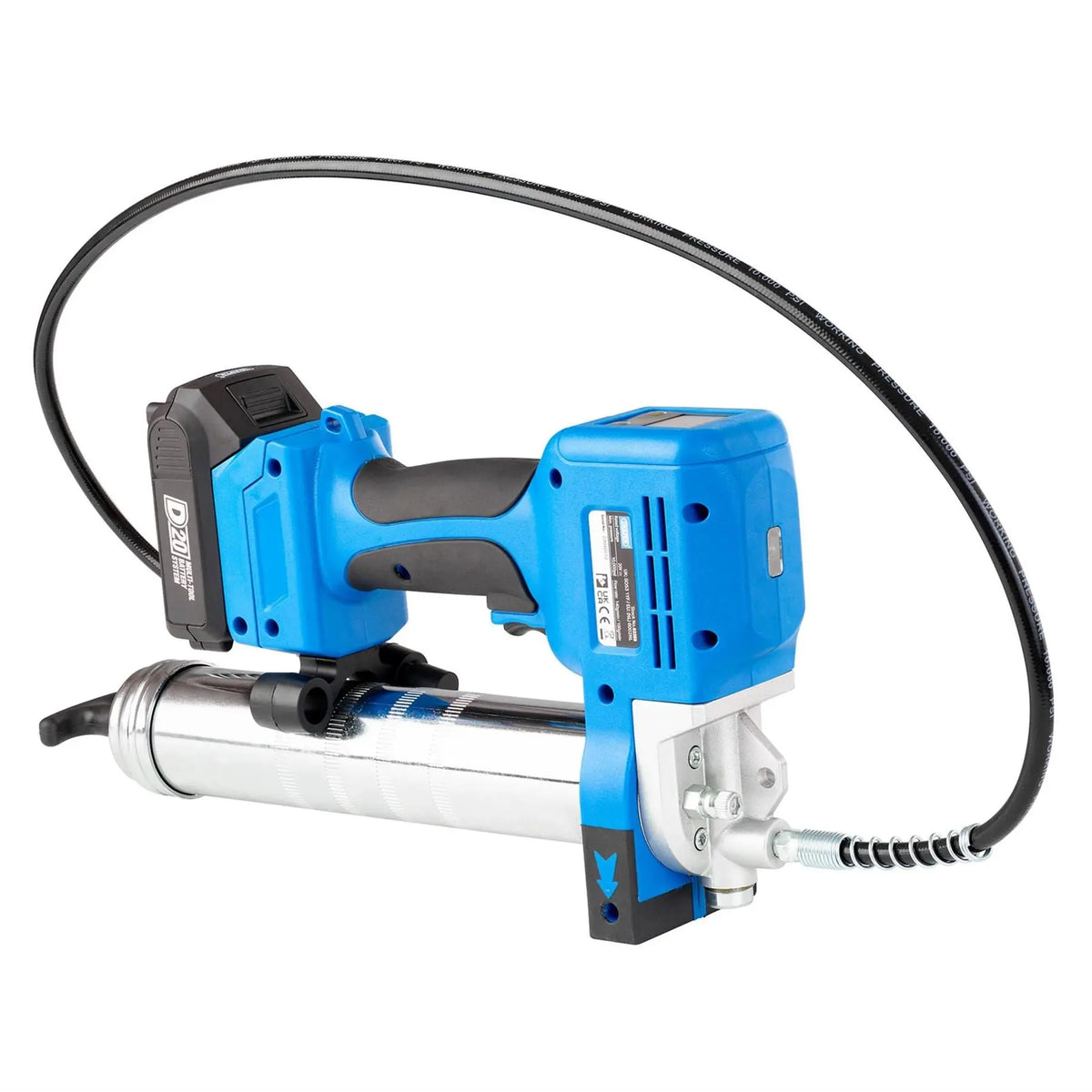 Draper D20 20V Grease Gun Kit 1 x 2.0Ah Battery 1 x Charger (3 Piece) 03359 White Rose Tools