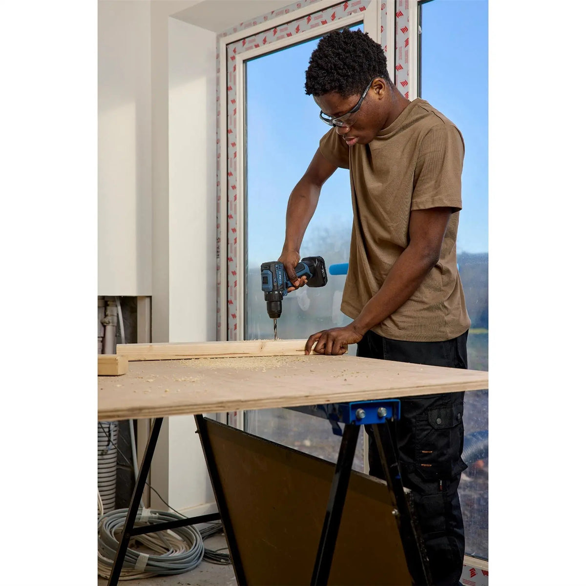 Draper DXPULSE 12V Brushless Drill Driver (Sold Bare) 27781 White Rose Tools