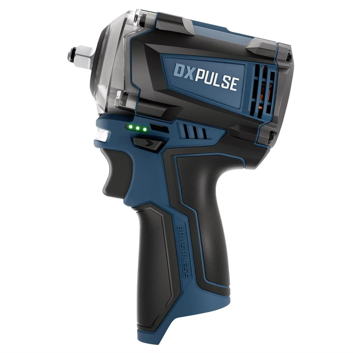 Draper DXPULSE 12V Brushless Impact Wrench 3/8" Sq. Dr. 250Nm (Sold Bare) 27859 White Rose Tools