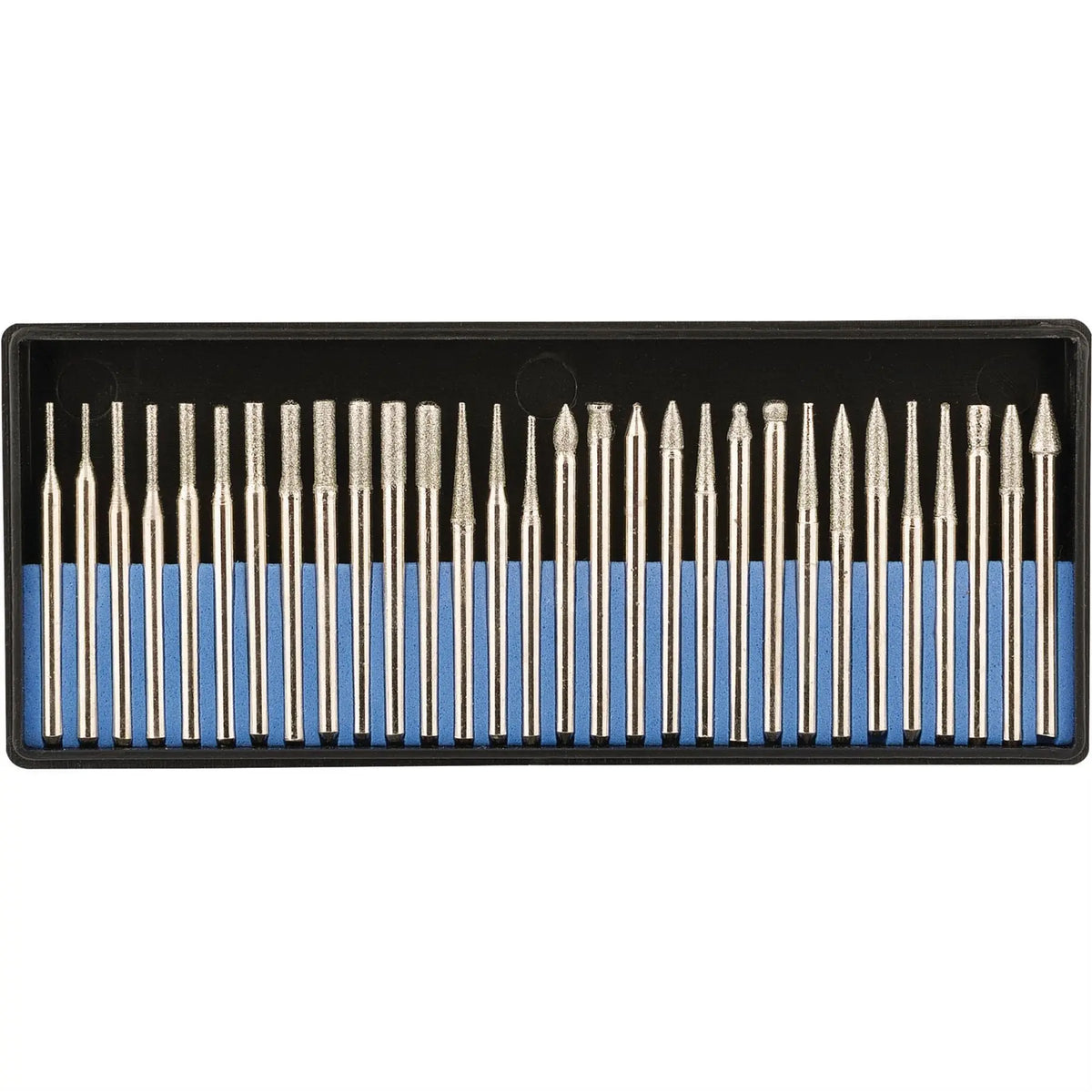 Draper Diamond Burr Set (30 Piece) 45001 White Rose Tools