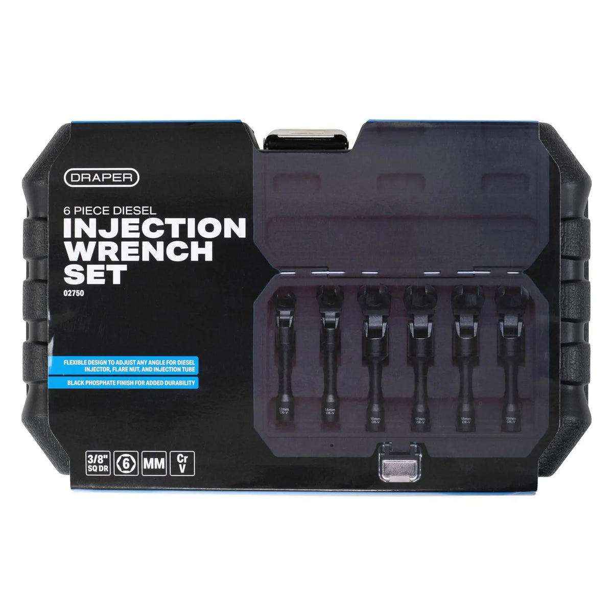 Draper Diesel Injection Wrench Set (6 Piece) 02750 White Rose Tools