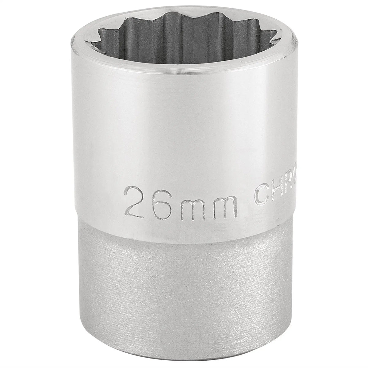 Draper Expert 12 Point Socket 3/4" Sq. Dr. 26mm 16694 White Rose Tools