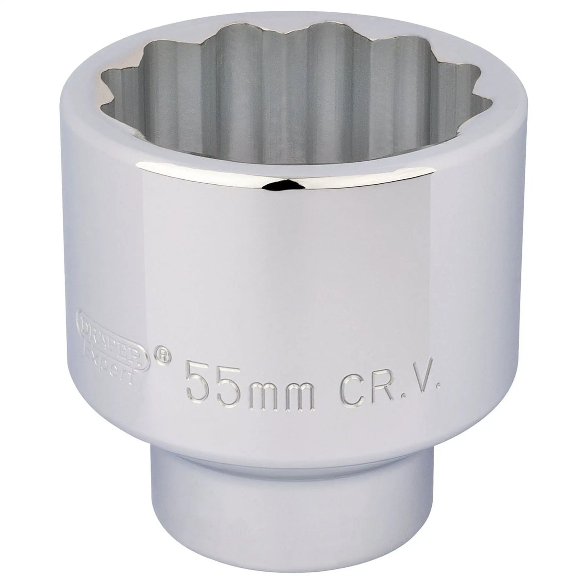 Draper Expert 12 Point Socket 3/4" Sq. Dr. 55mm 16708 White Rose Tools