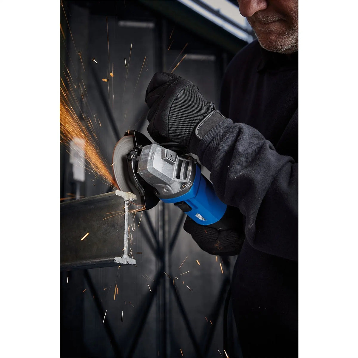 Draper Expert 230V Draper Expert Angle Grinder 115mm 850W 83605 White Rose Tools