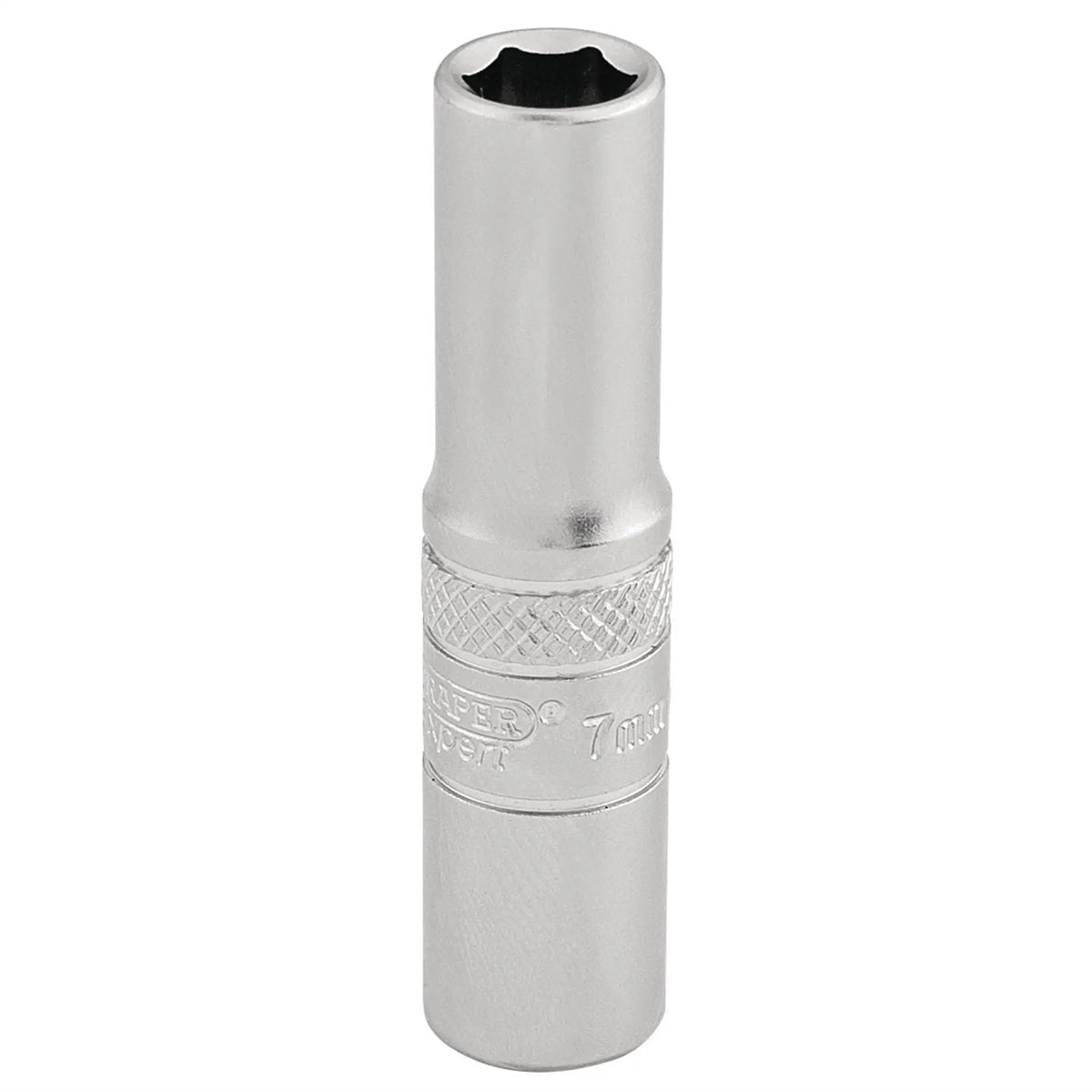 Draper Expert 6 Point Deep Socket 1/4" Sq. Dr. 7mm 16527 White Rose Tools