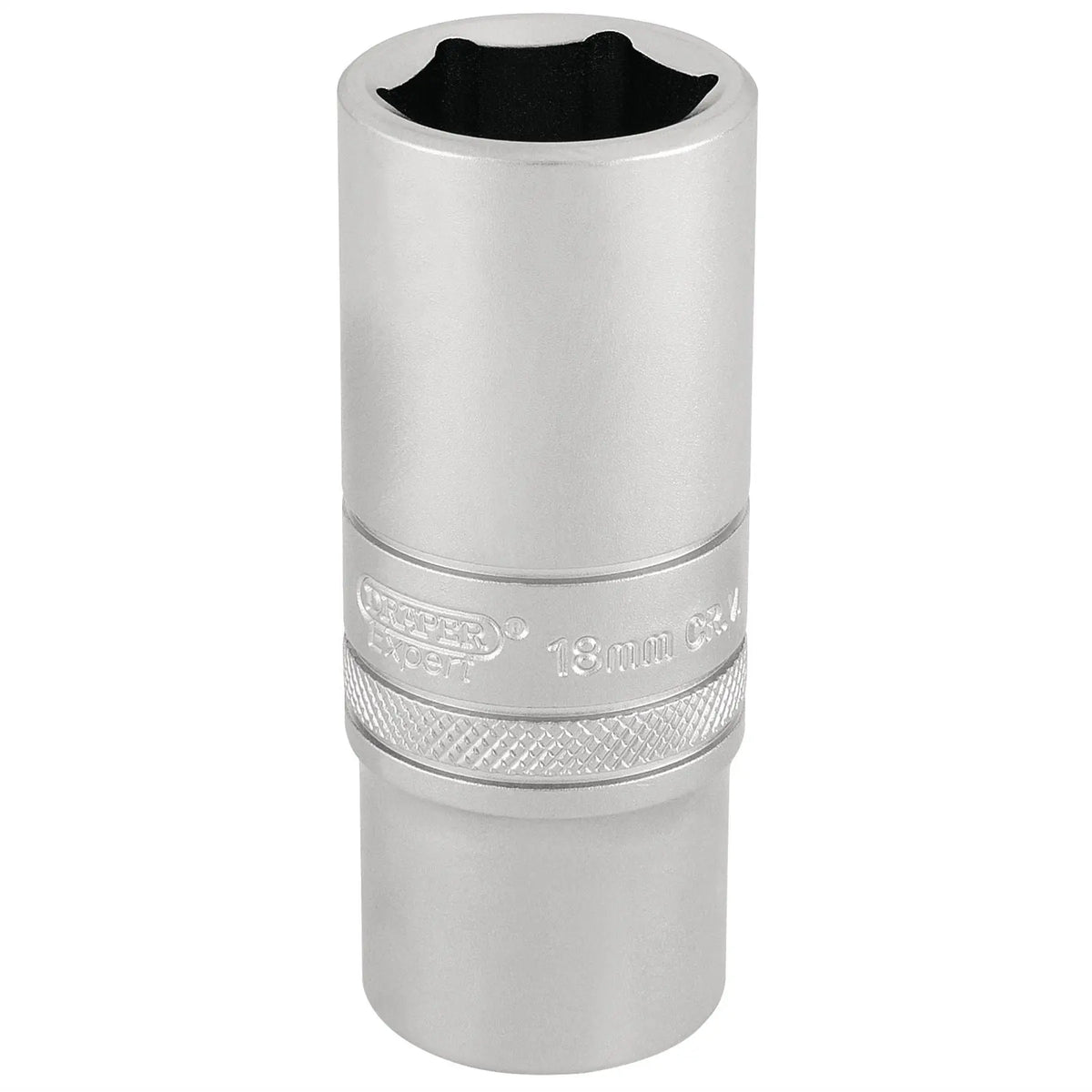 Draper Expert 6 Point Deep Socket 3/8" Sq. Dr. 18mm 17545 White Rose Tools