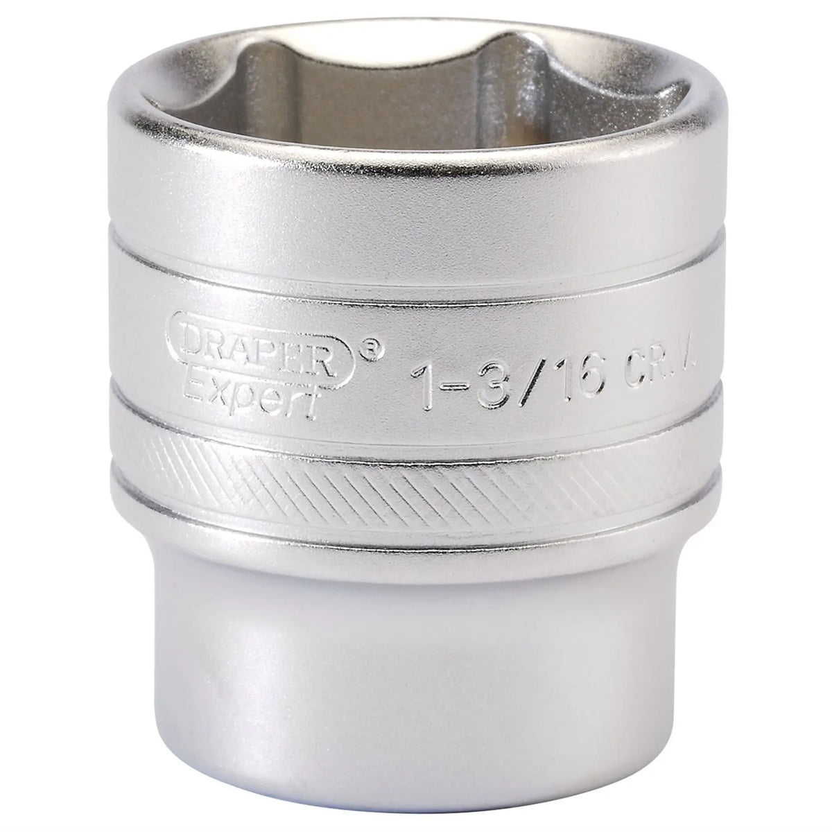 Draper Expert 6 Point Imperial Socket 1/2" Sq. Dr. 1 3/16" 16638 White Rose Tools