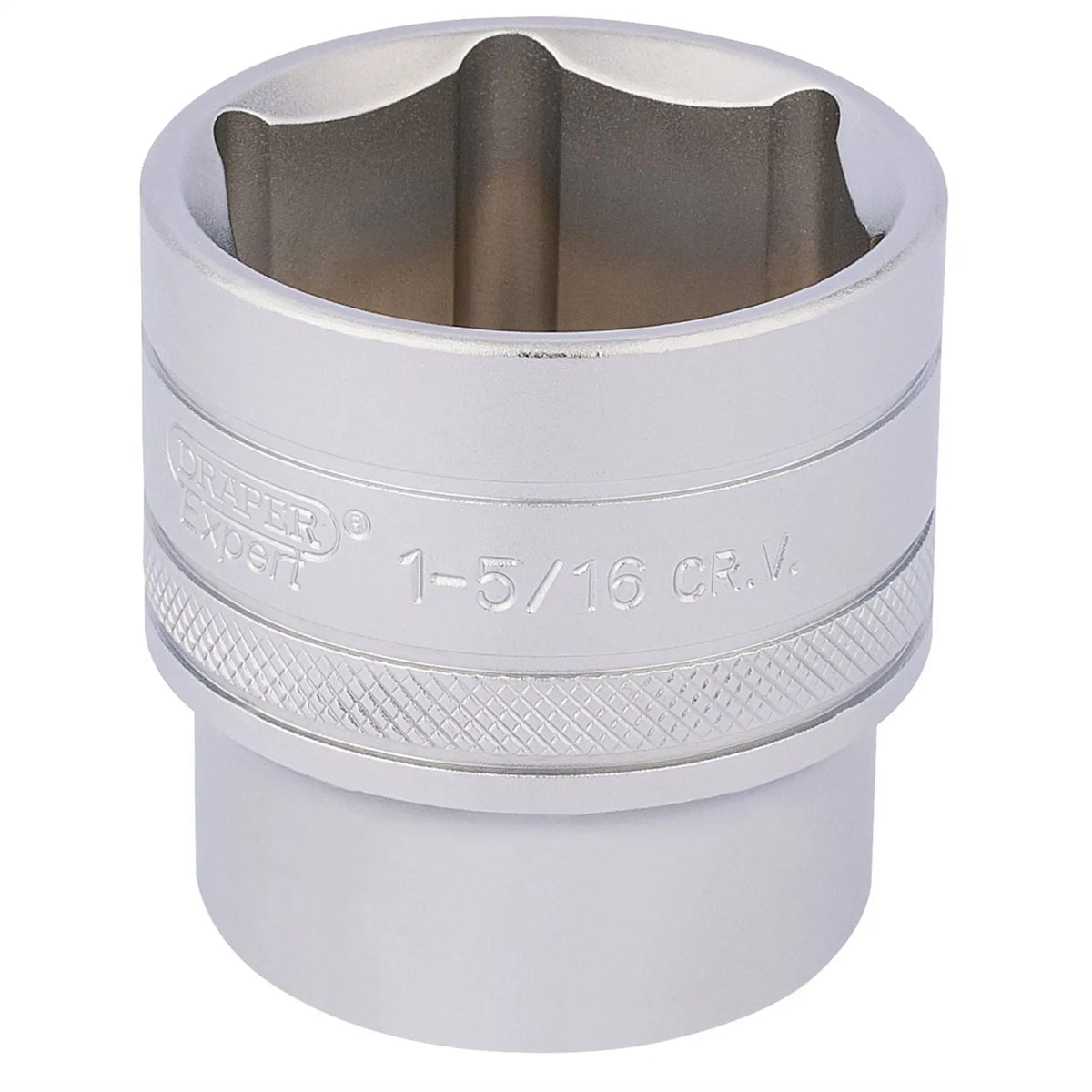 Draper Expert 6 Point Imperial Socket 1/2" Sq. Dr. 1 5/16" 16640 White Rose Tools