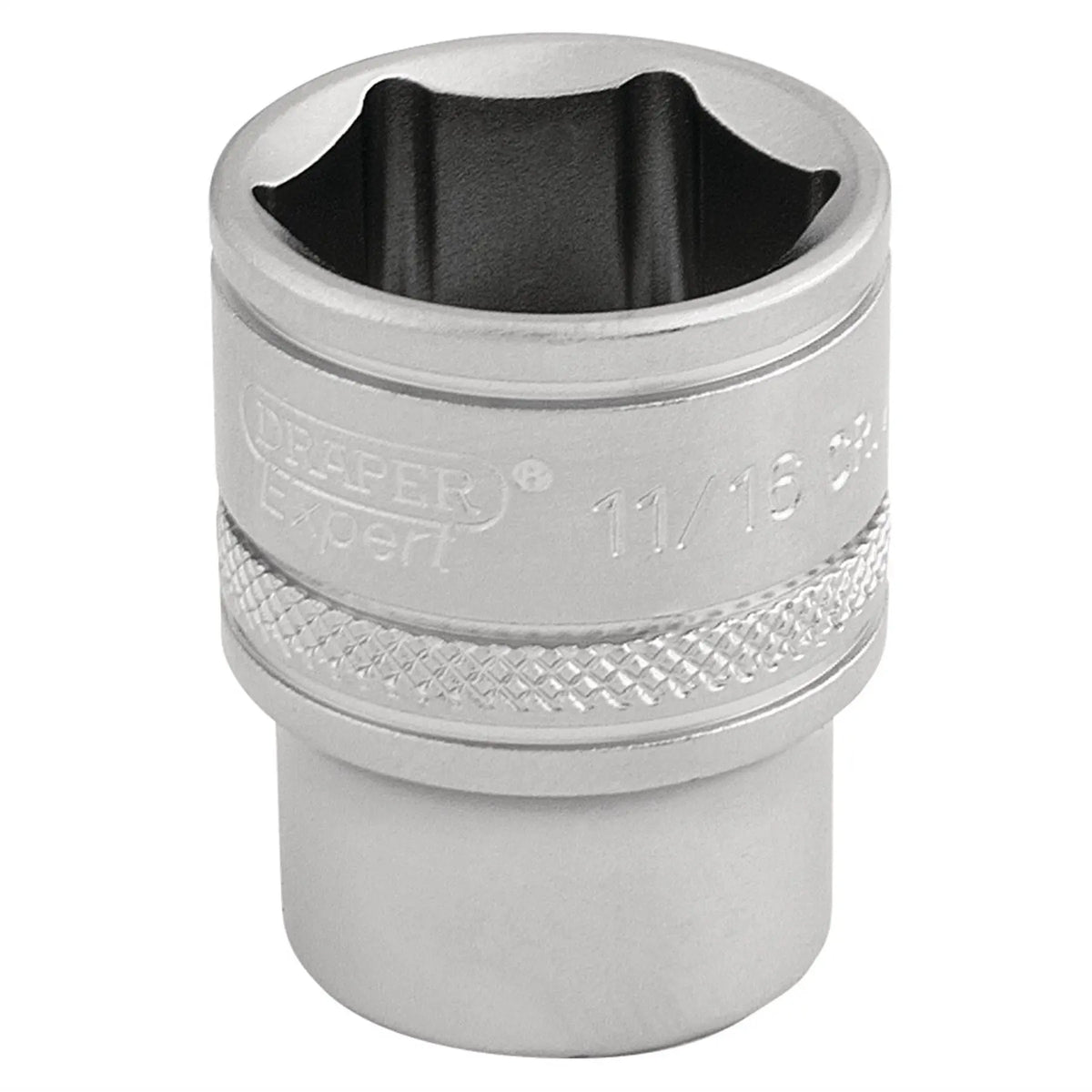Draper Expert 6 Point Imperial Socket 3/8" Sq. Dr. 11/16" 16573 White Rose Tools
