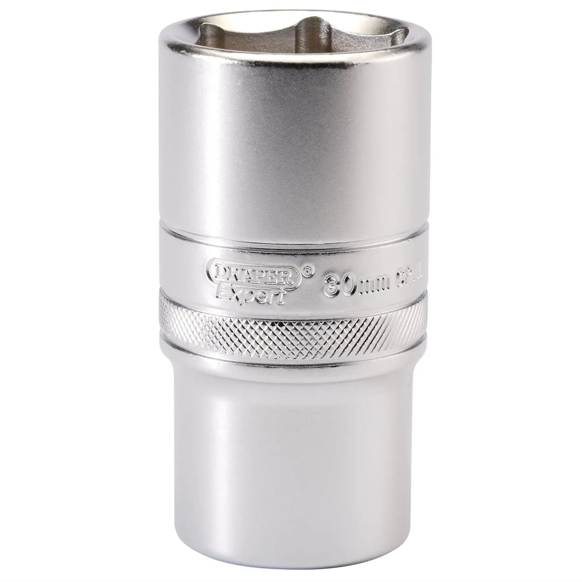 Draper Expert 6 Point Metric Deep Socket 1/2" Sq. Dr. 30mm 16659 White Rose Tools
