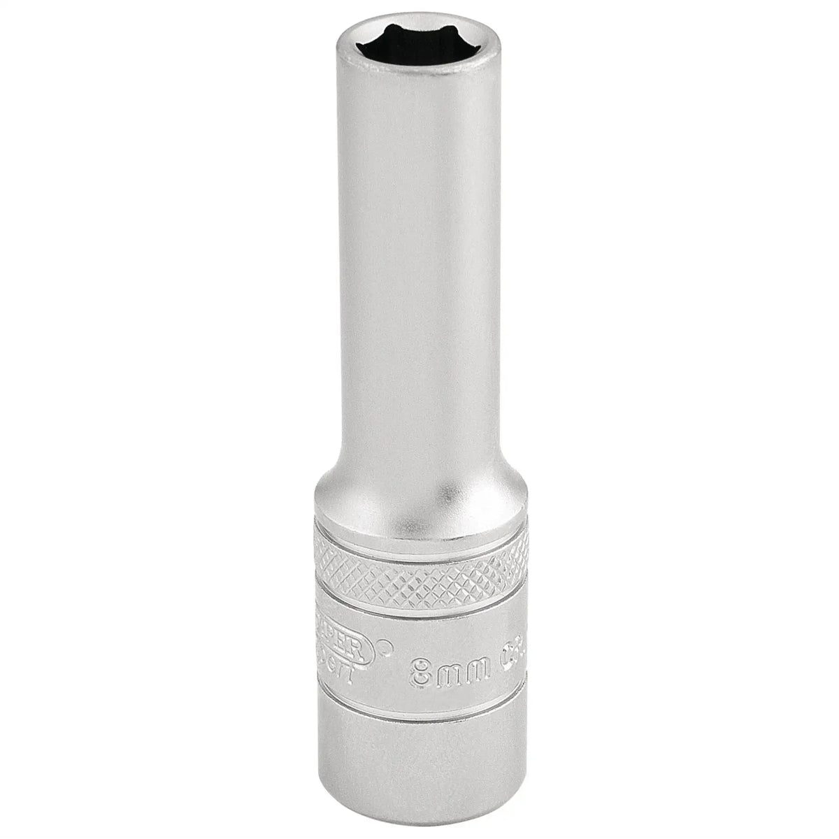 Draper Expert 6 Point Metric Deep Socket 3/8" Sq. Dr. 8mm 16578 White Rose Tools