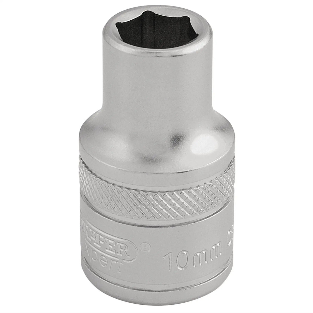 Draper Expert 6 Point Metric Socket 1/2" Sq. Dr. 10mm 16598 White Rose Tools