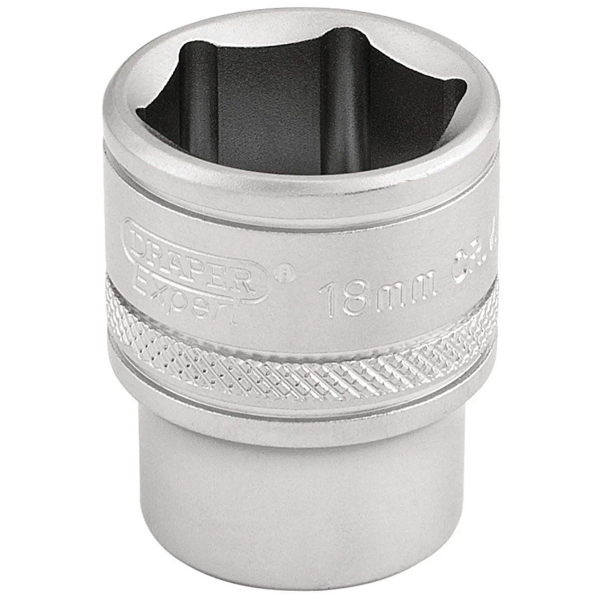 Draper Expert 6 Point Metric Socket 3/8" Sq. Dr. 18mm 16544 White Rose Tools