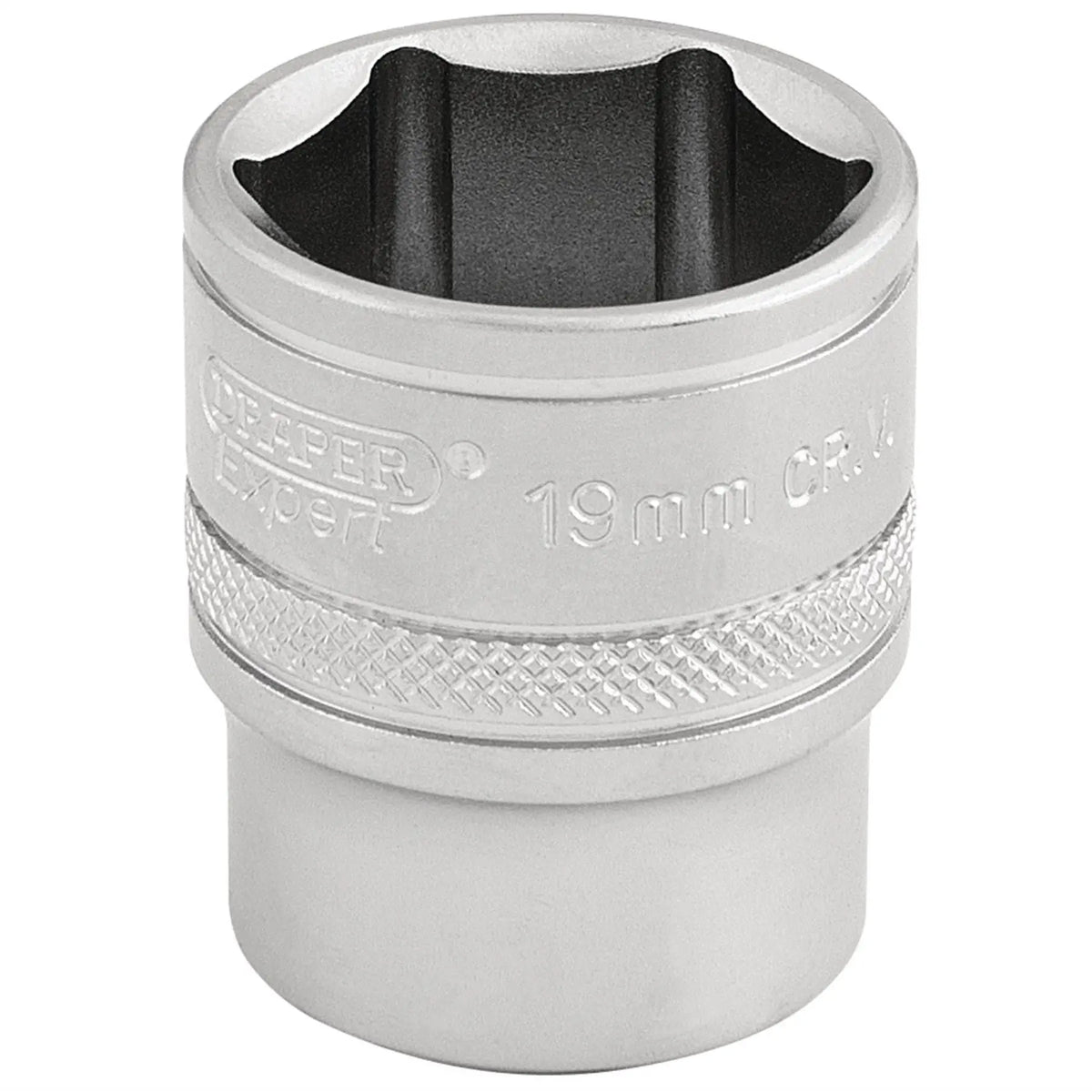 Draper Expert 6 Point Metric Socket 3/8" Sq. Dr. 19mm 16545 White Rose Tools