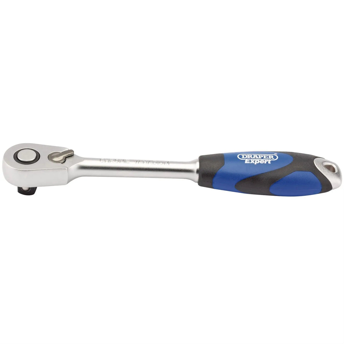 Draper Expert 60 Tooth Micro Head Reversible Soft Grip Ratchet 1/2" Sq. Dr. 26516 White Rose Tools
