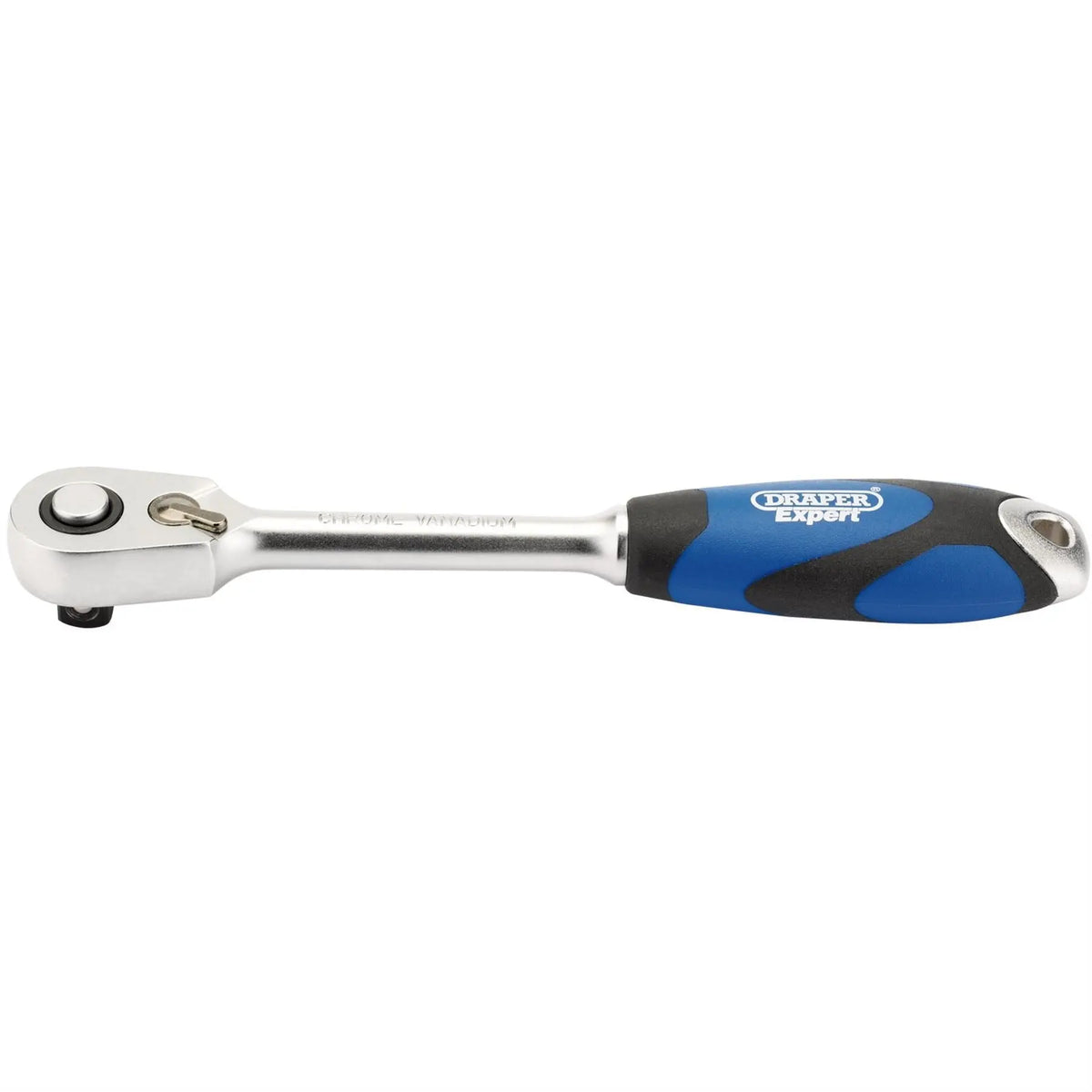 Draper Expert 60 Tooth Micro Head Reversible Soft Grip Ratchet 3/8" Sq. Dr. 26515 White Rose Tools