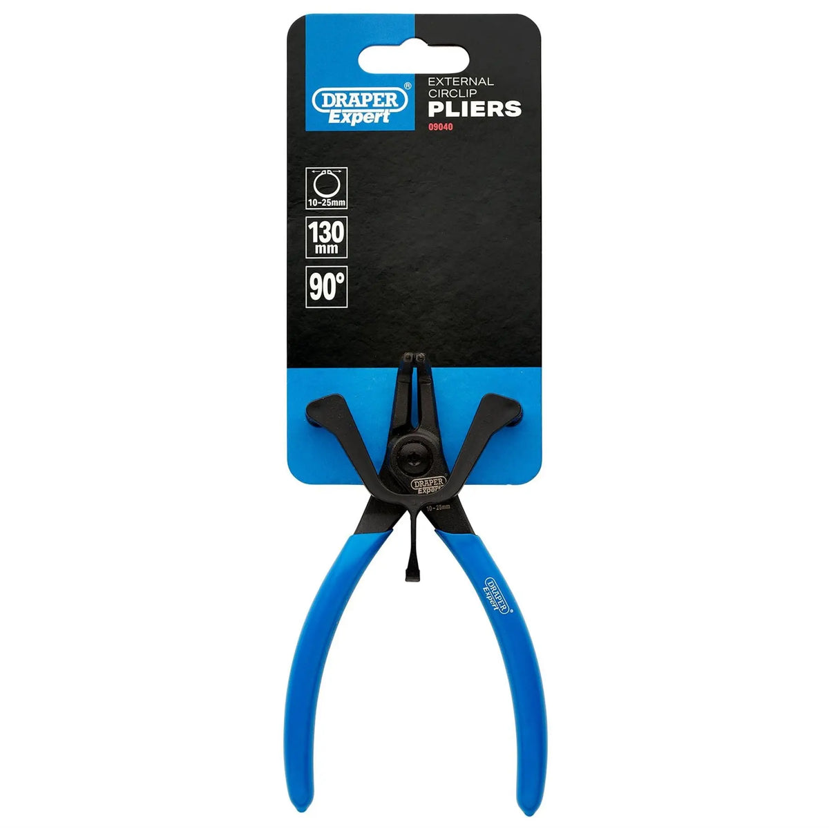 Draper Expert 90° External Circlip Pliers A11 130mm 09040 White Rose Tools